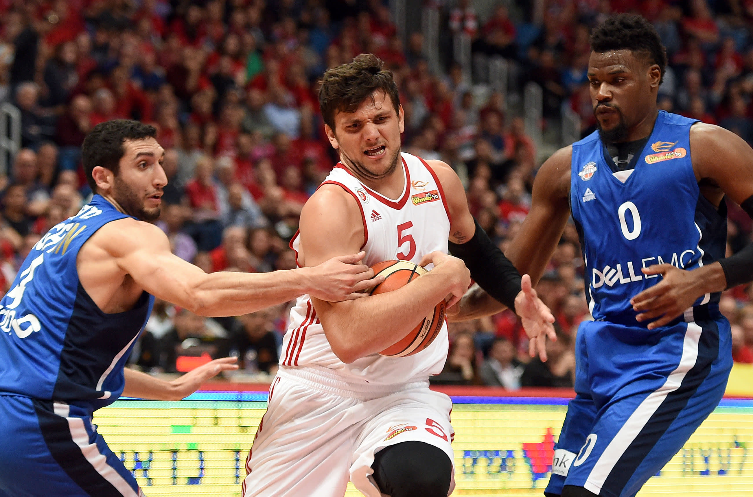 אלסנדרו ג'נטילה הפועל ירושלים מול ג'ף אדריאן בני הרצליה