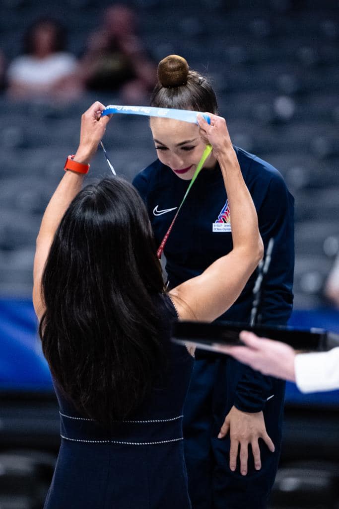 המתעמלת האמנותית הישראלית דריה אטמנוב
