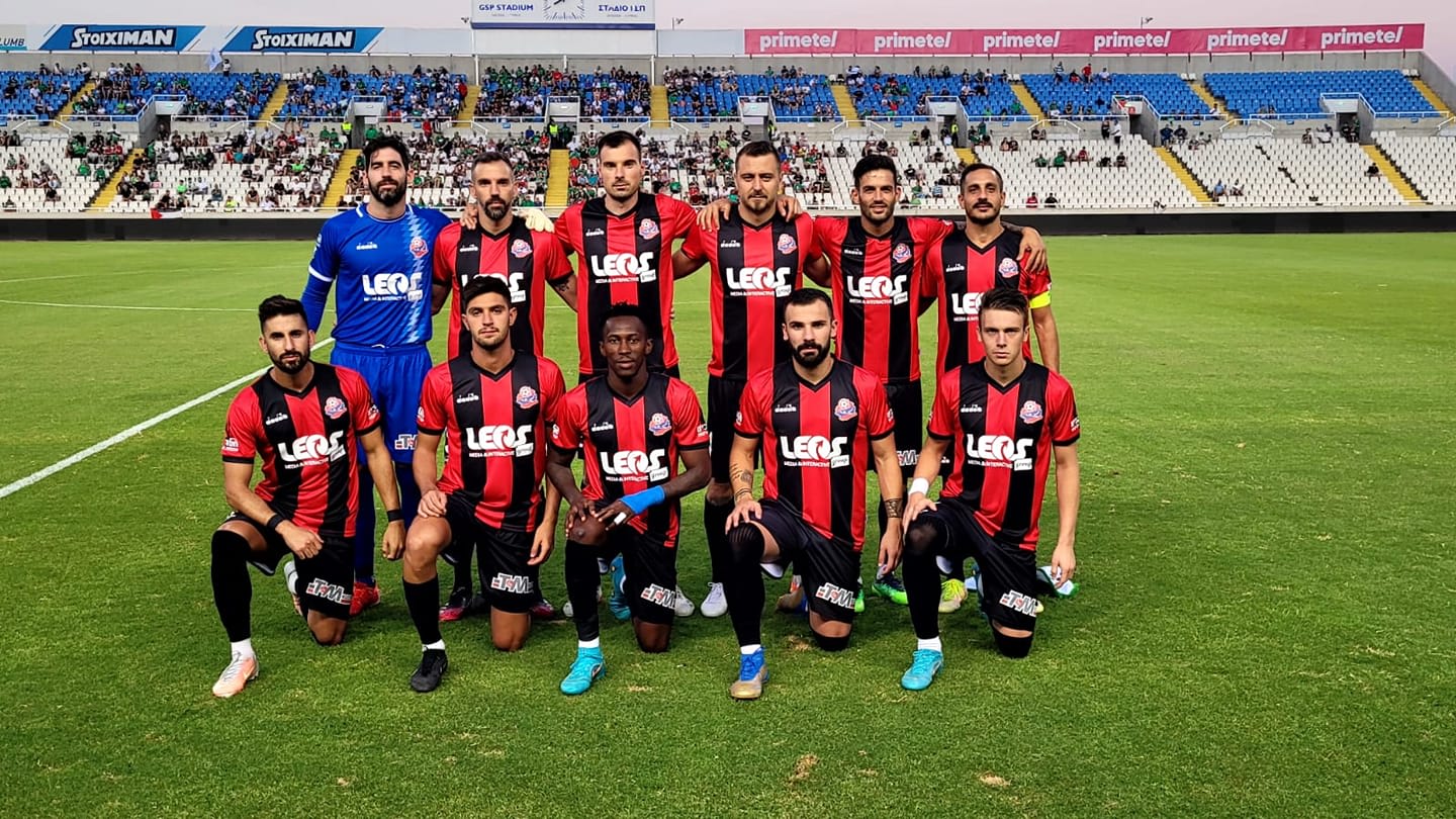 הרכב הפועל חיפה במשחק הכנה בקפריסין