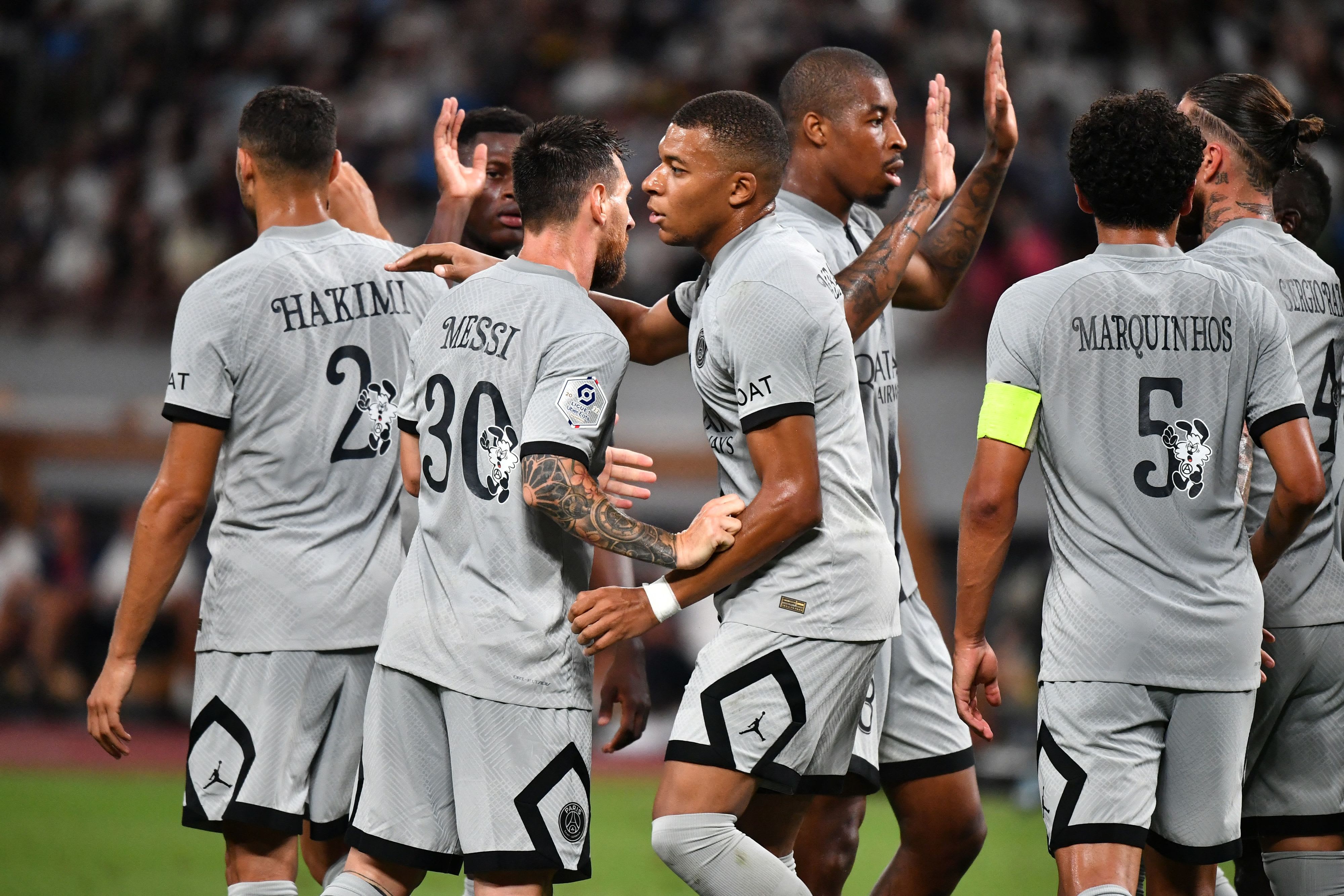 קיליאן אמבפה, ליאו מסי, שחקני פריז סן ז'רמן