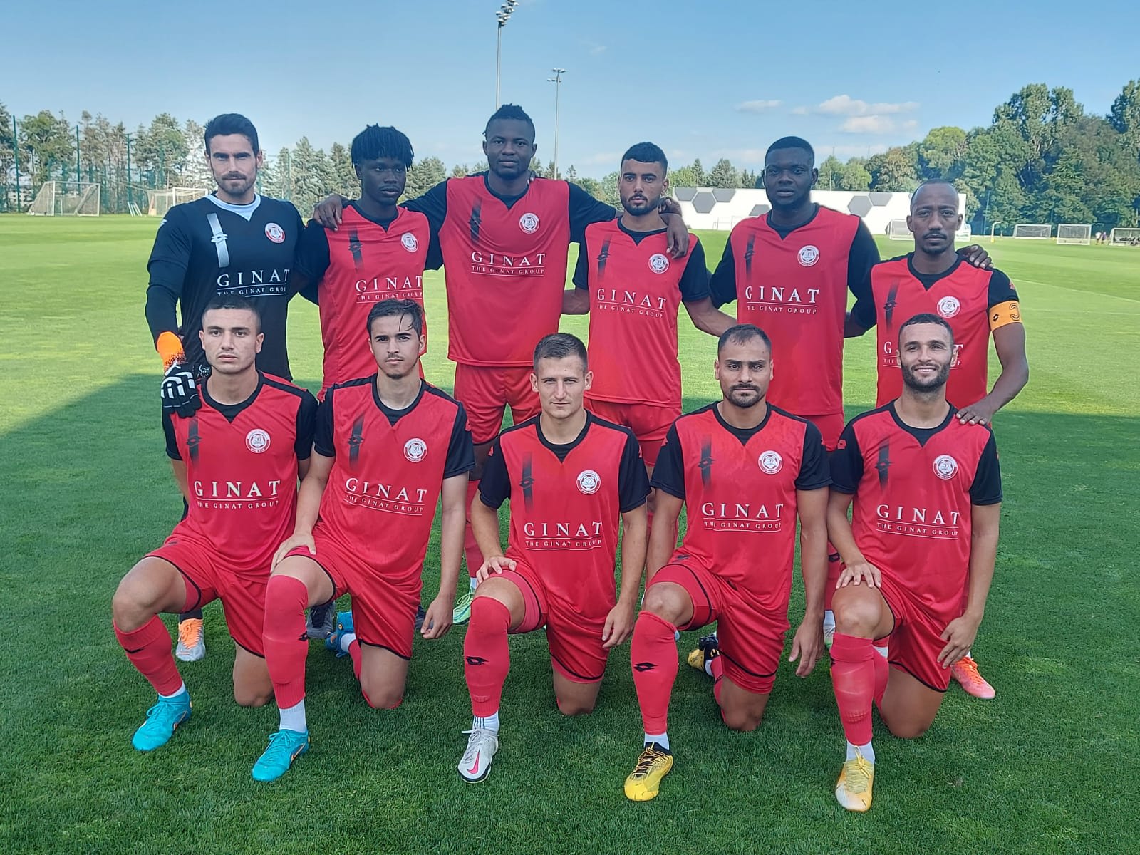 שחקני הפועל חדרה במחנה האימון