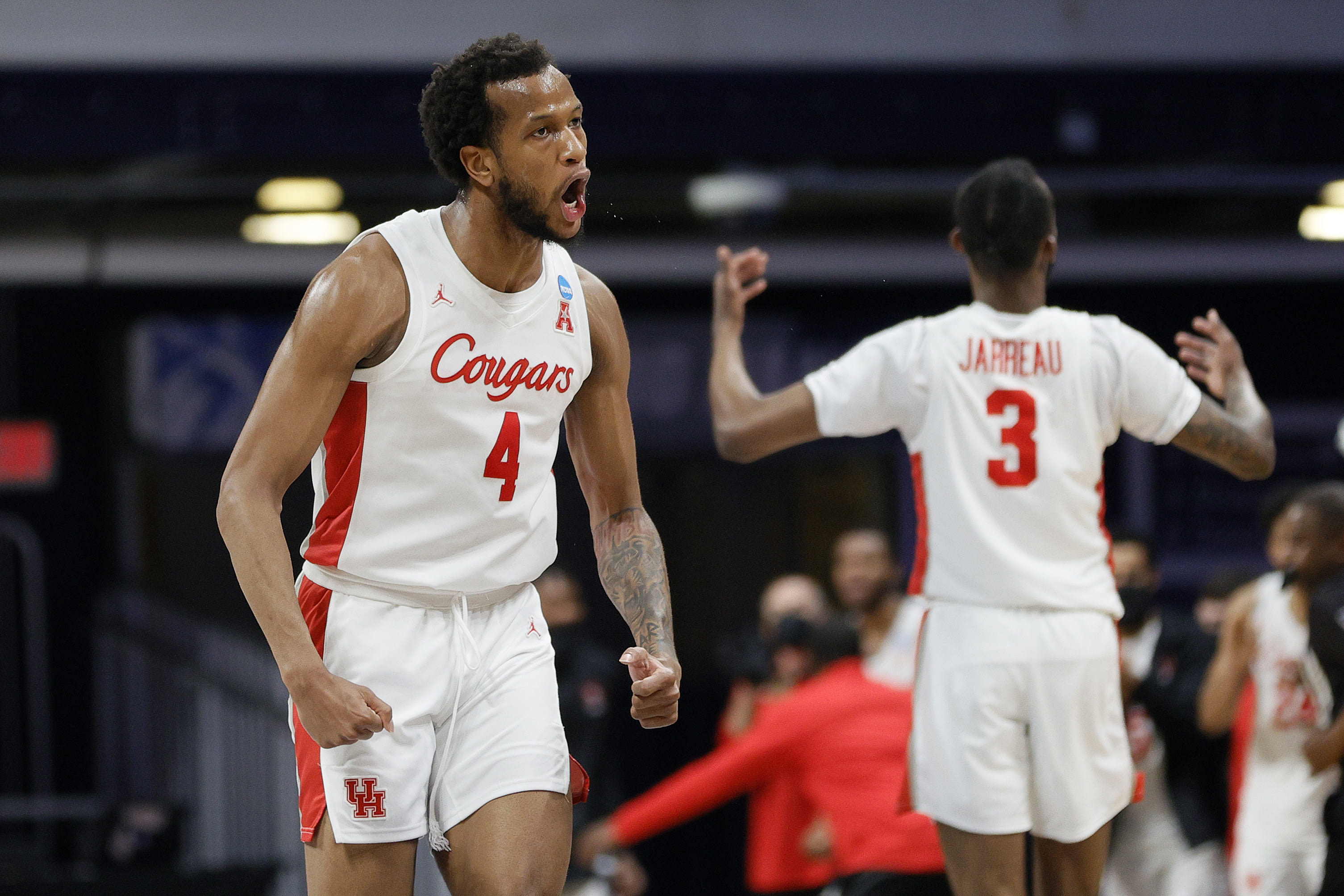 ג'סטין גורהאם במדי מכללת יוסטון