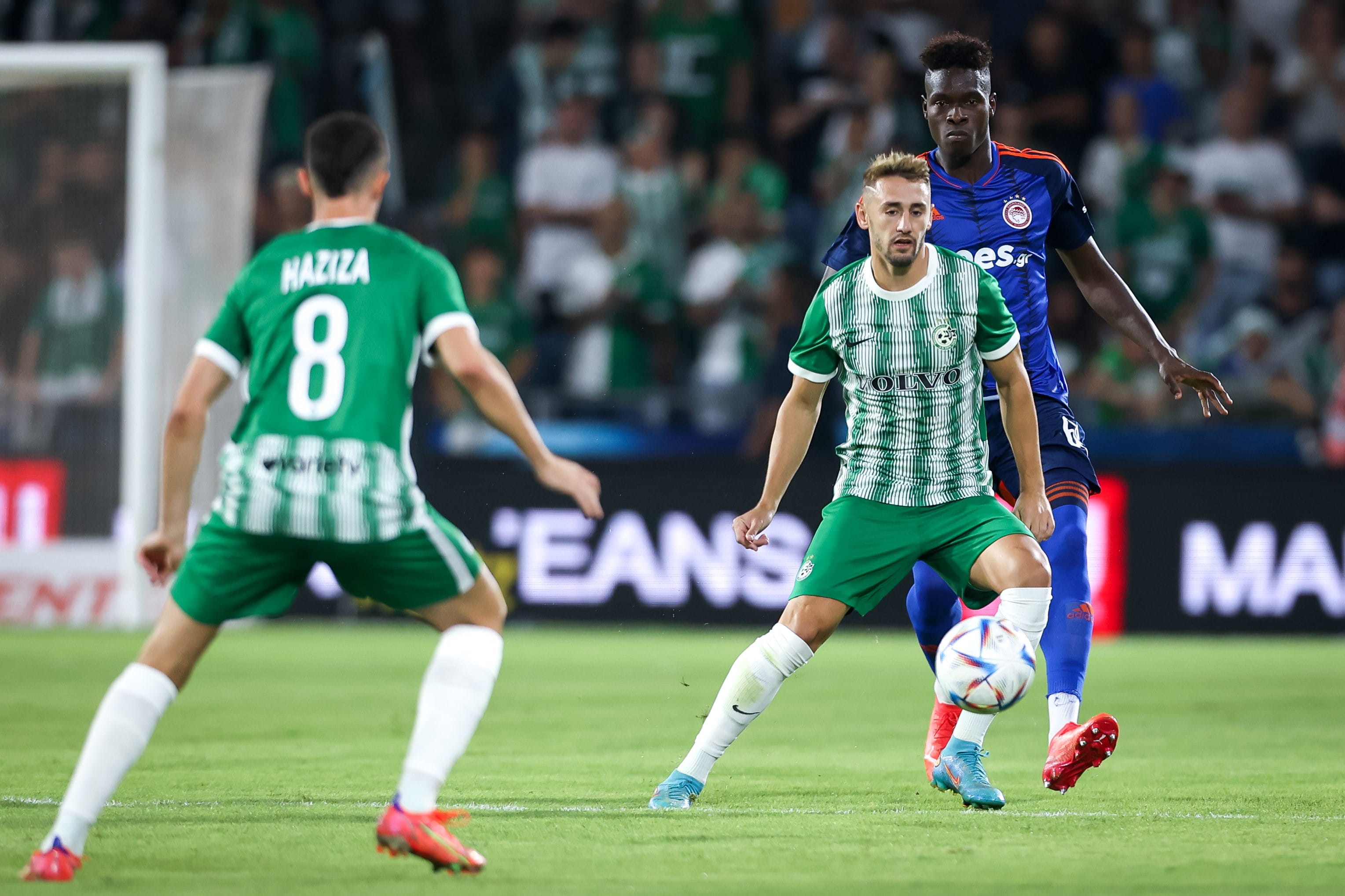 עומר אצילי, מכבי חיפה מול אולימפיאקוס