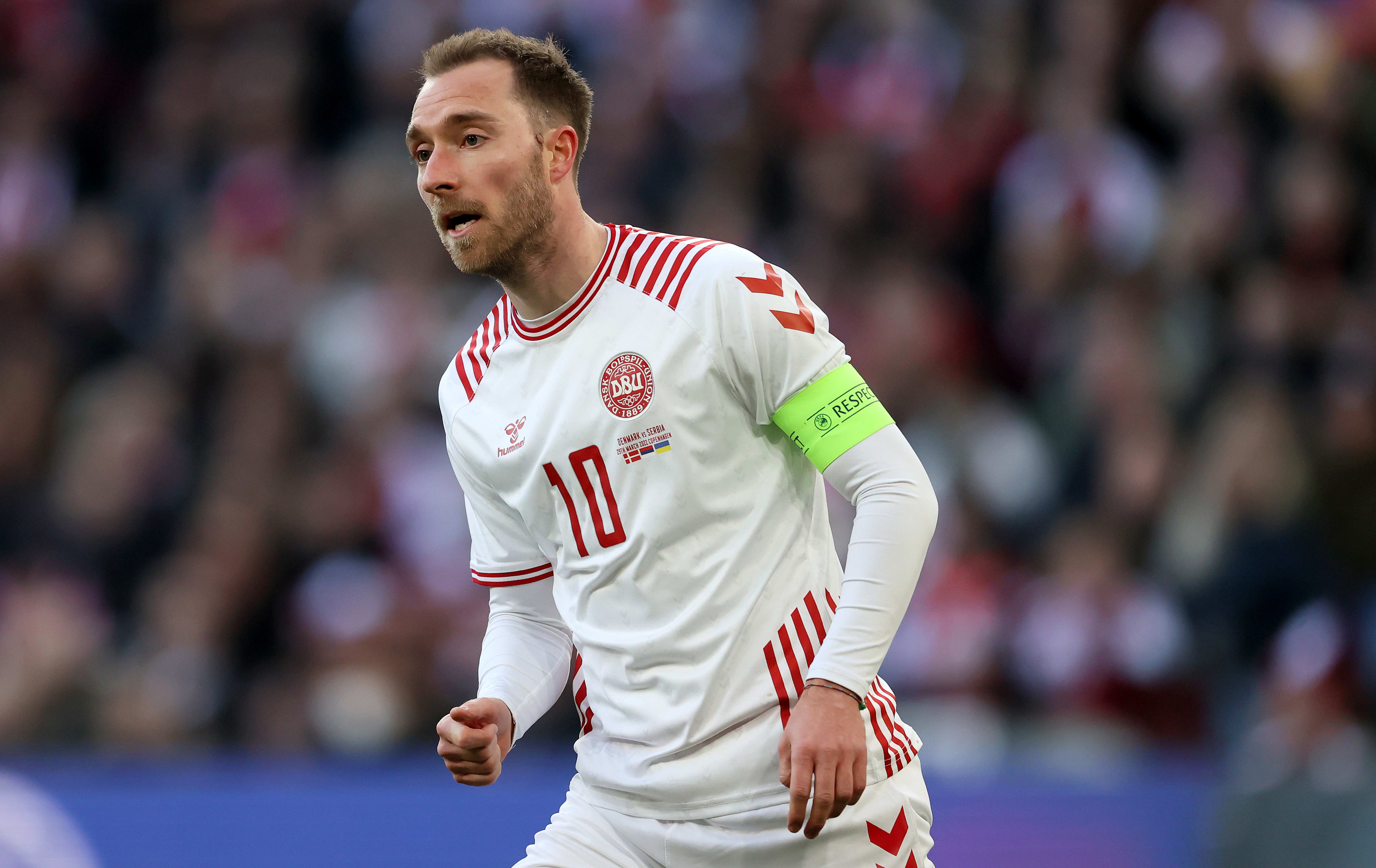 כריסטיאן אריקסן, קפטן נבחרת דנמרק