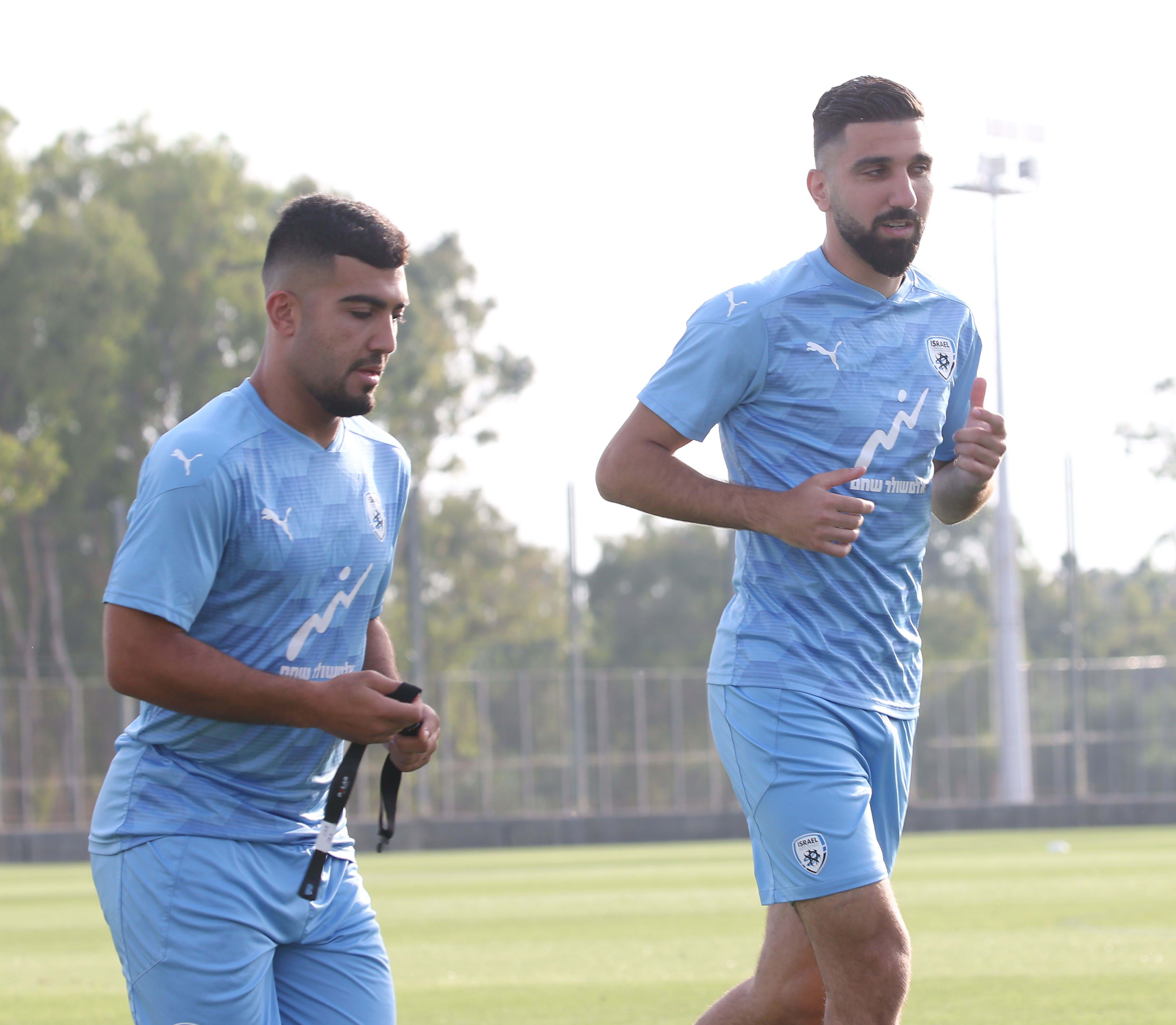 מונס דאבור, מוחמד אבו פאני, שחקני נבחרת ישראל בכדורגל