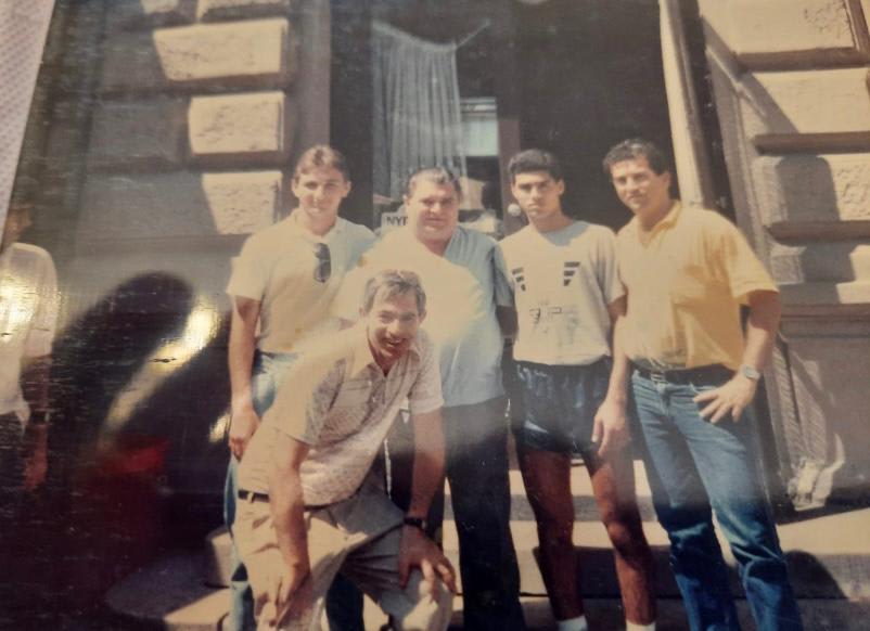 ללה סטוצ'ינסקי, טל בנין, פרנץ פושקאש, רואי חדד והעיתונאי בן שלום