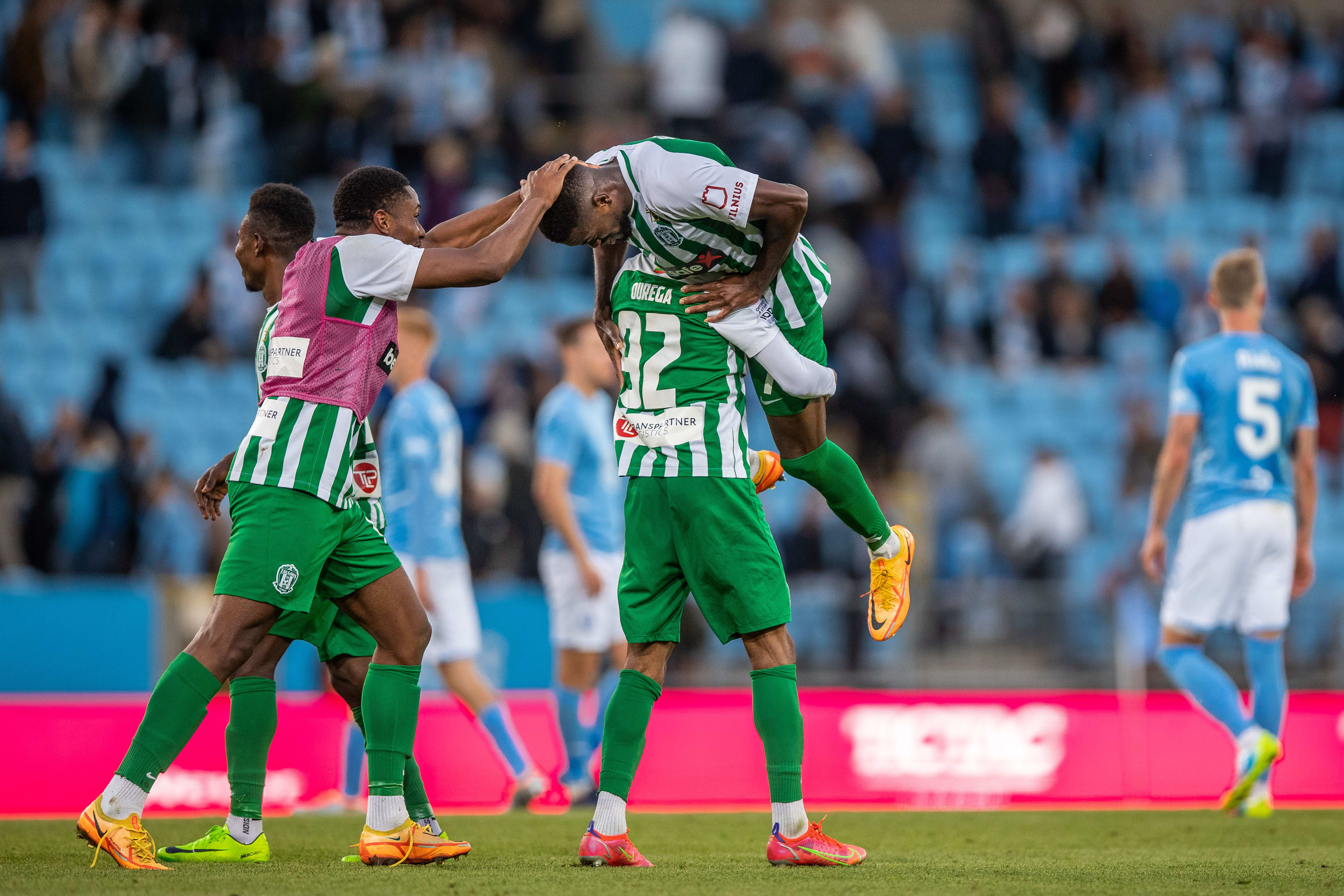 שחקני ז'לגיריס חוגגים