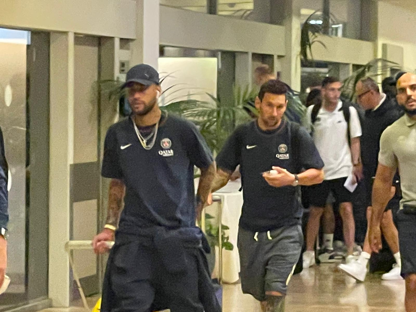 ליאונל מסי עם ניימאר פריז סן ז'רמן בישראל