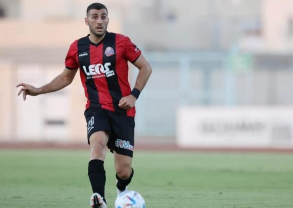 הבלם הקפריסאי קונסטנטינוס סוטיריו שנבחן על ידי הפועל חיפה