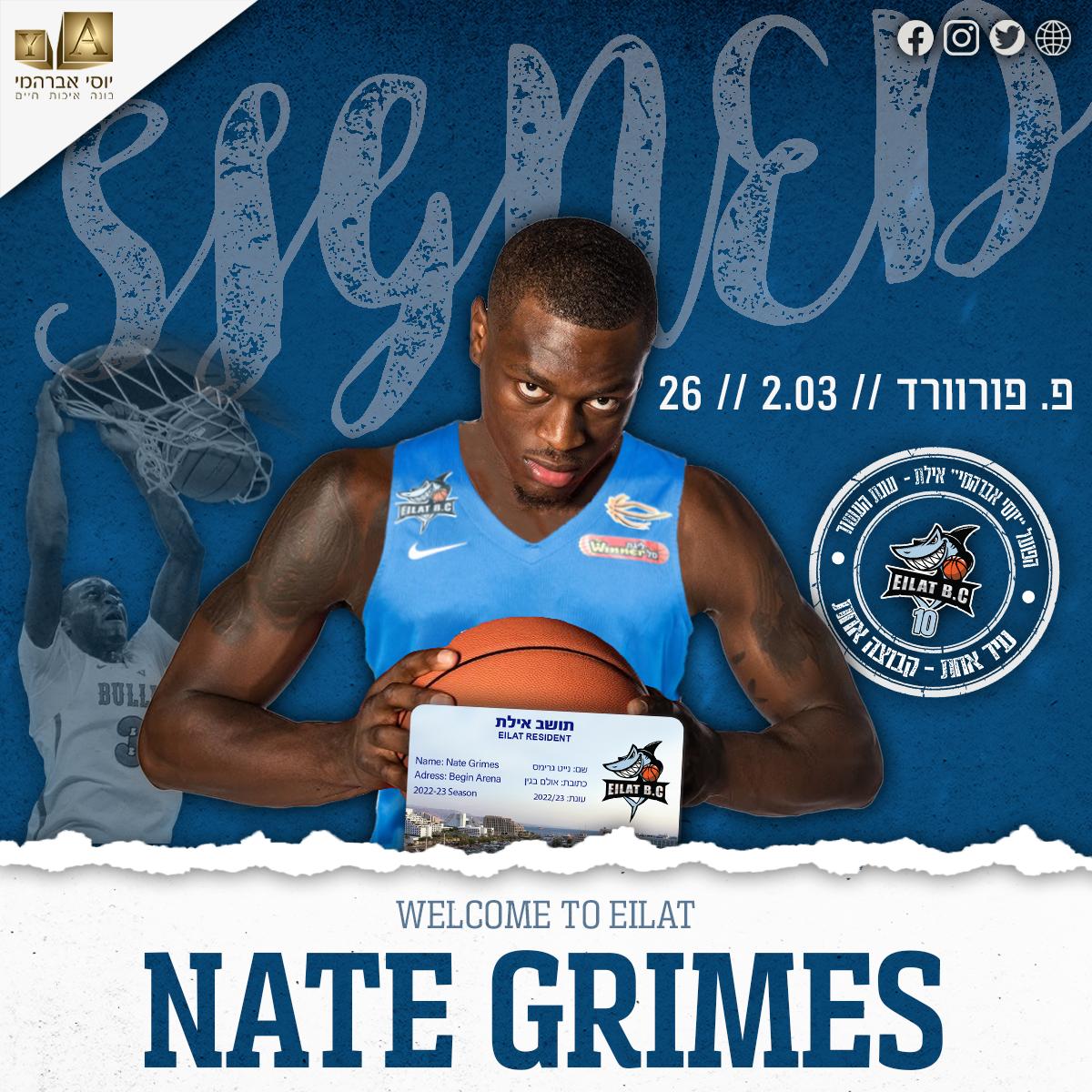 נייט גריימס, הפועל אילת