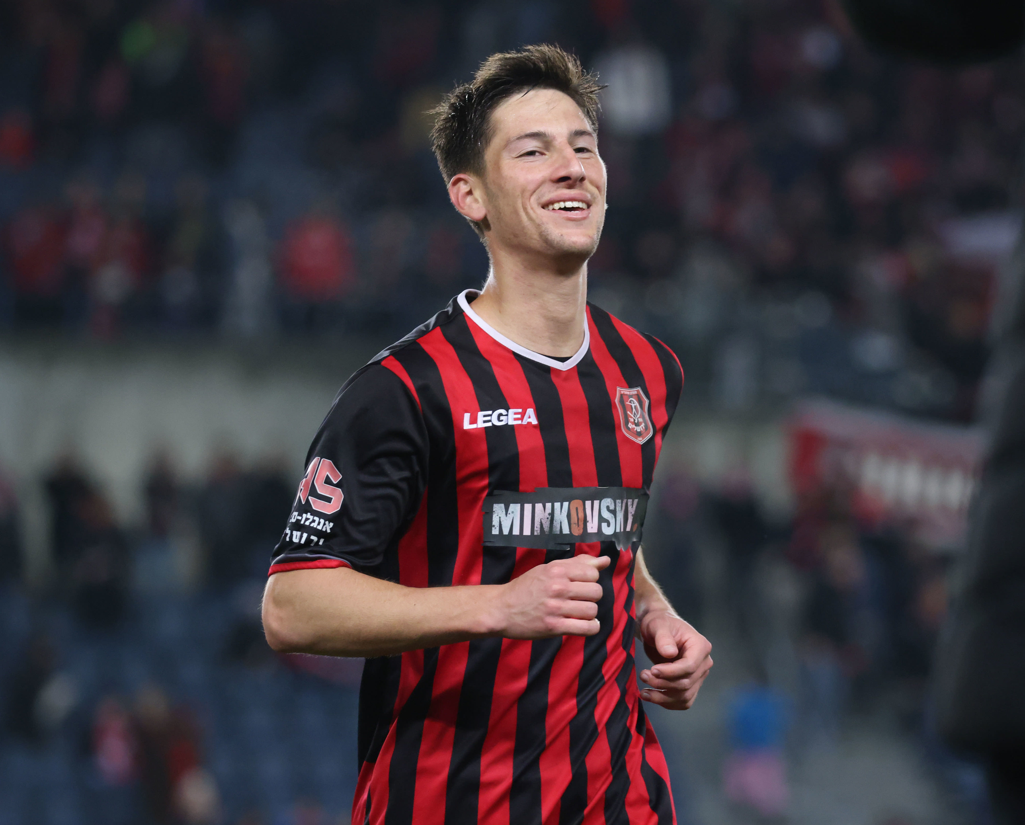 גוני נאור שחקן הפועל ירושלים חוגג שער