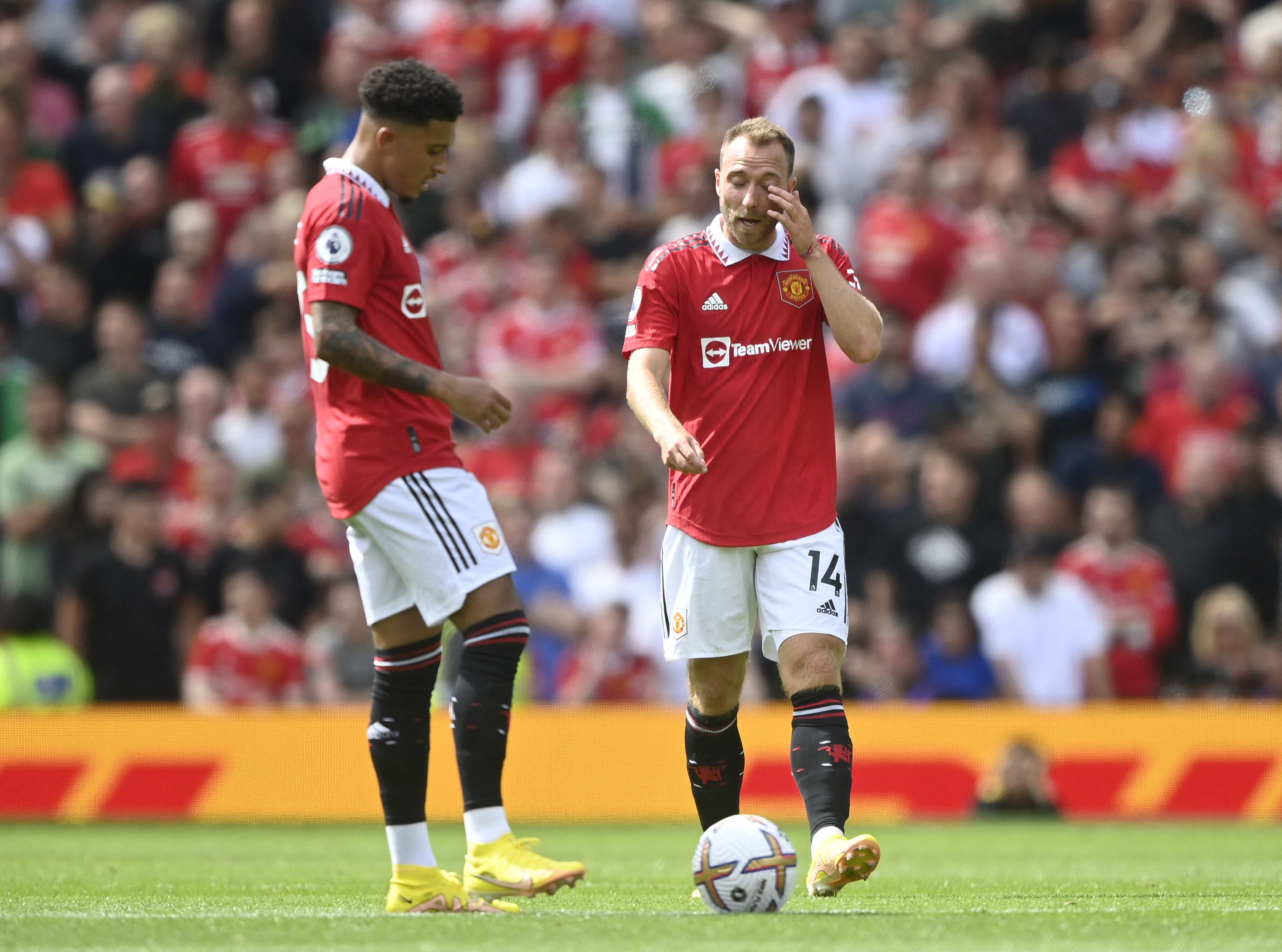 שחקני מנצ'סטר יונייטד כריסטיאן אריקסן, ג'יידון סאנצ'ו