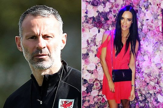 ריאן גיגס עם בת זוגו לשעבר קייט גרוויל