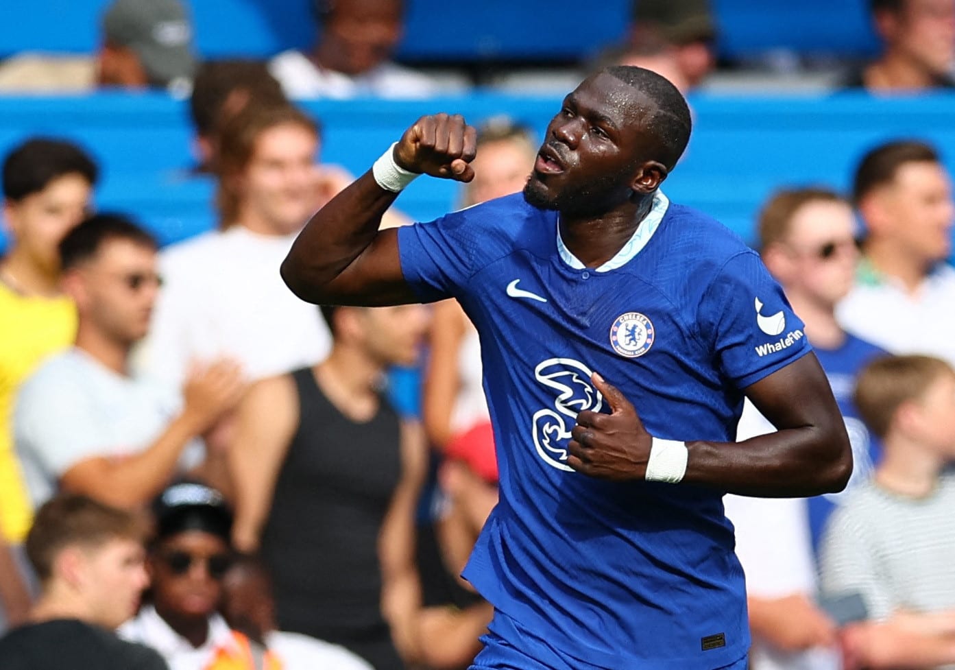 Kalidou Koulibaly Chelsea celebrates