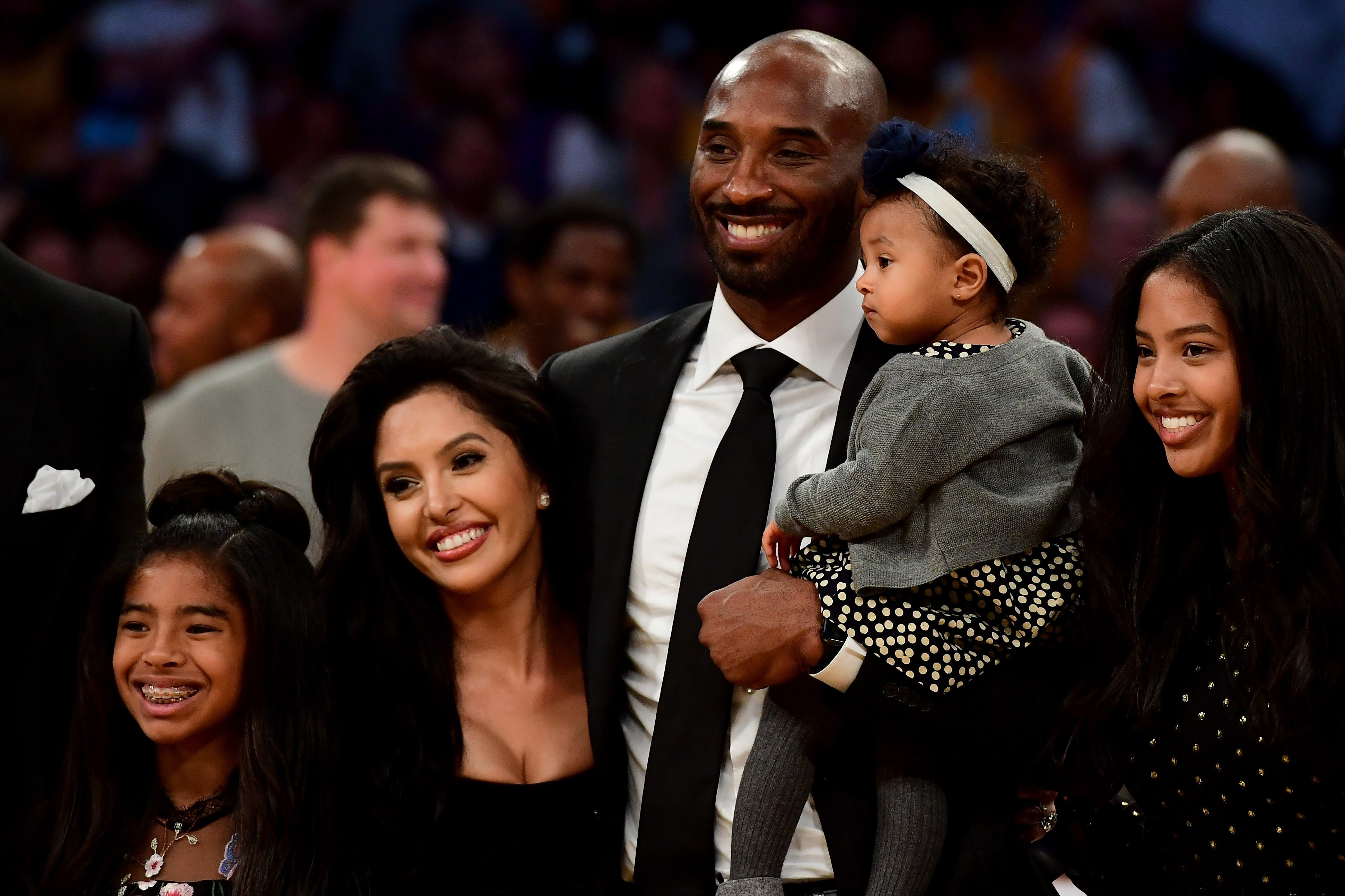 ונסה בריאנט, קובי בריאנט, ובנותיהם