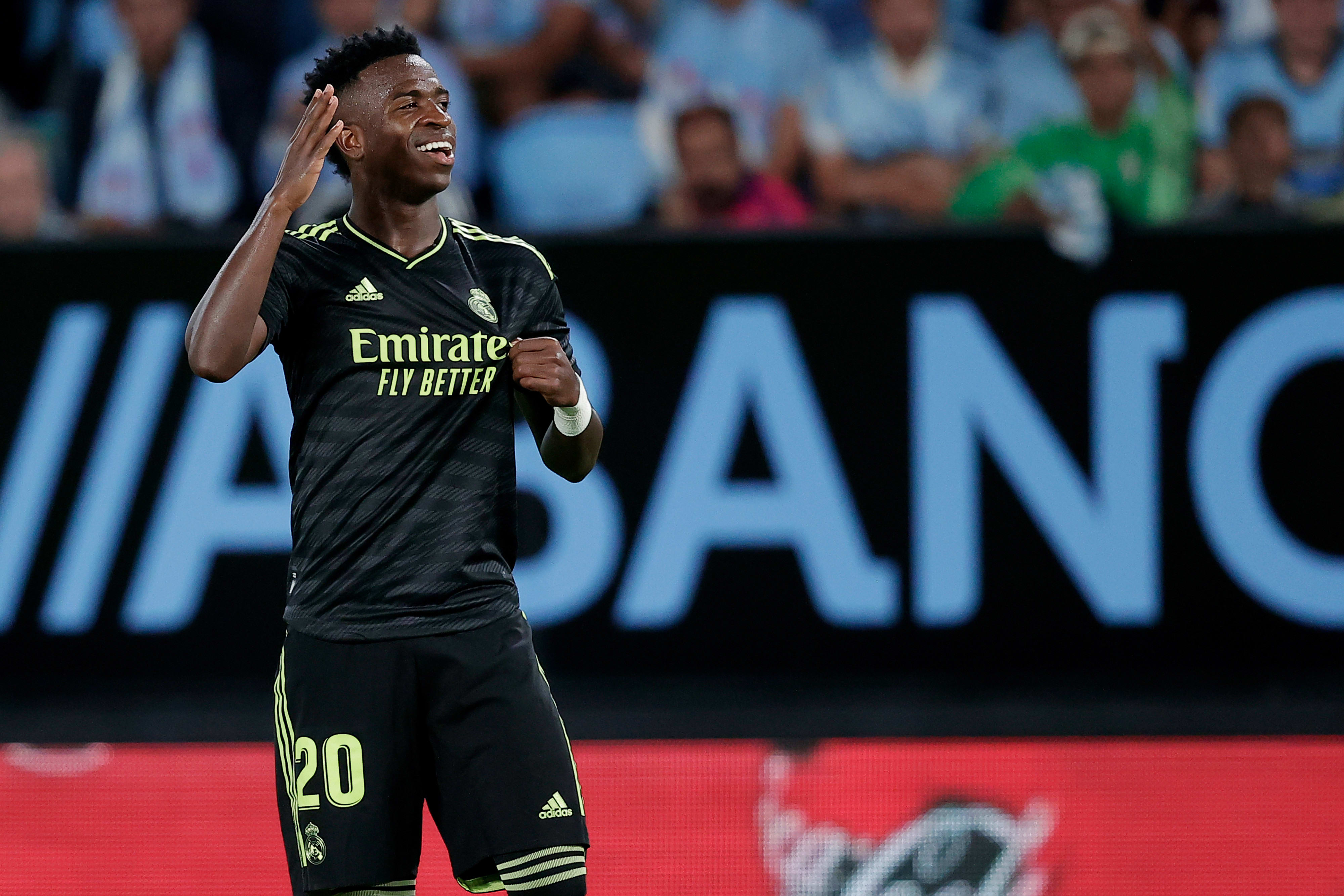 שחקן ריאל מדריד, ויניסיוס, חוגג שער