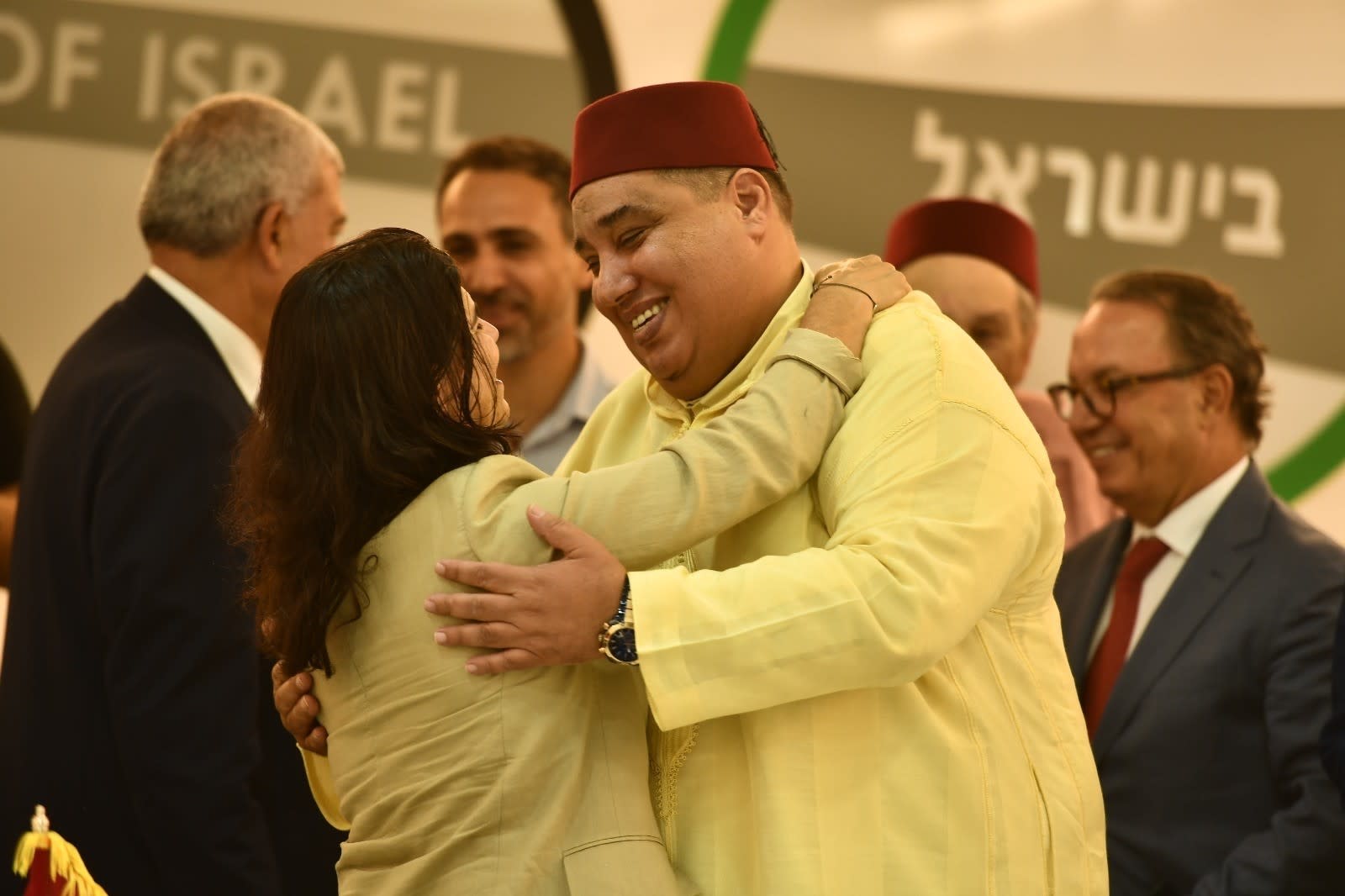 יעל ארד בחתימת שת"פ בין איגודי ההיאבקות של מרוקו וישראל