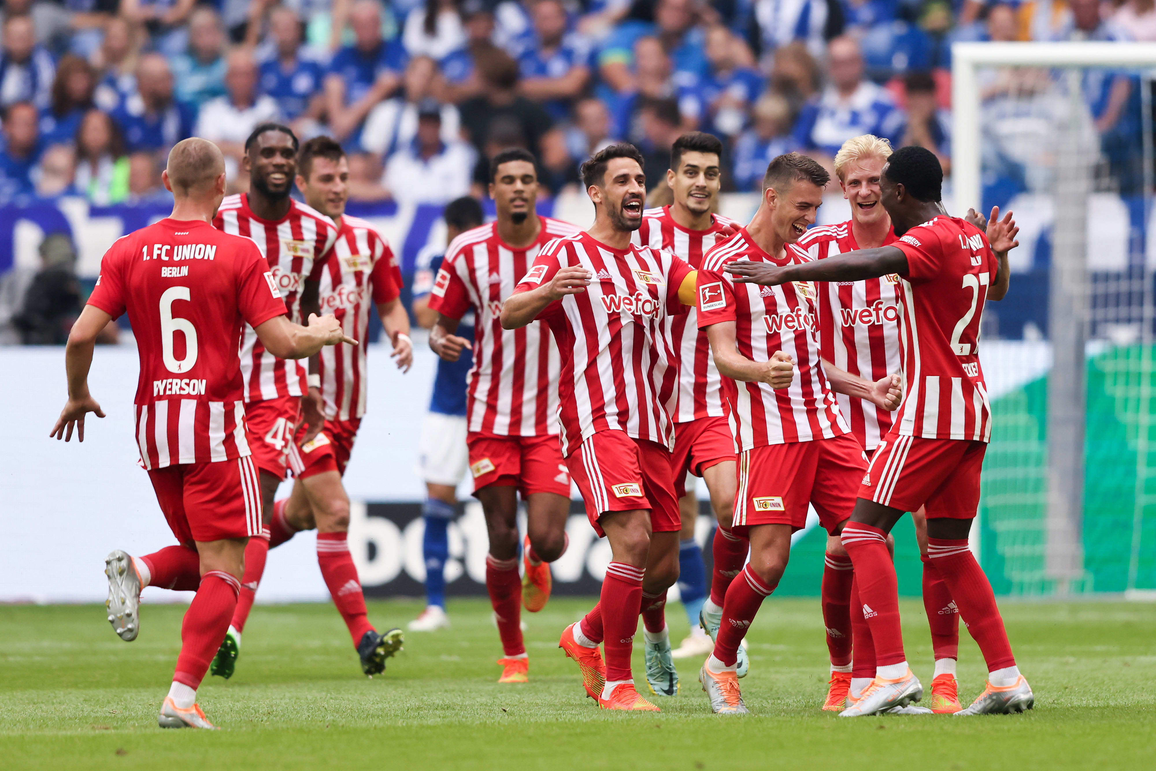שחקני אוניון ברלין חוגגים