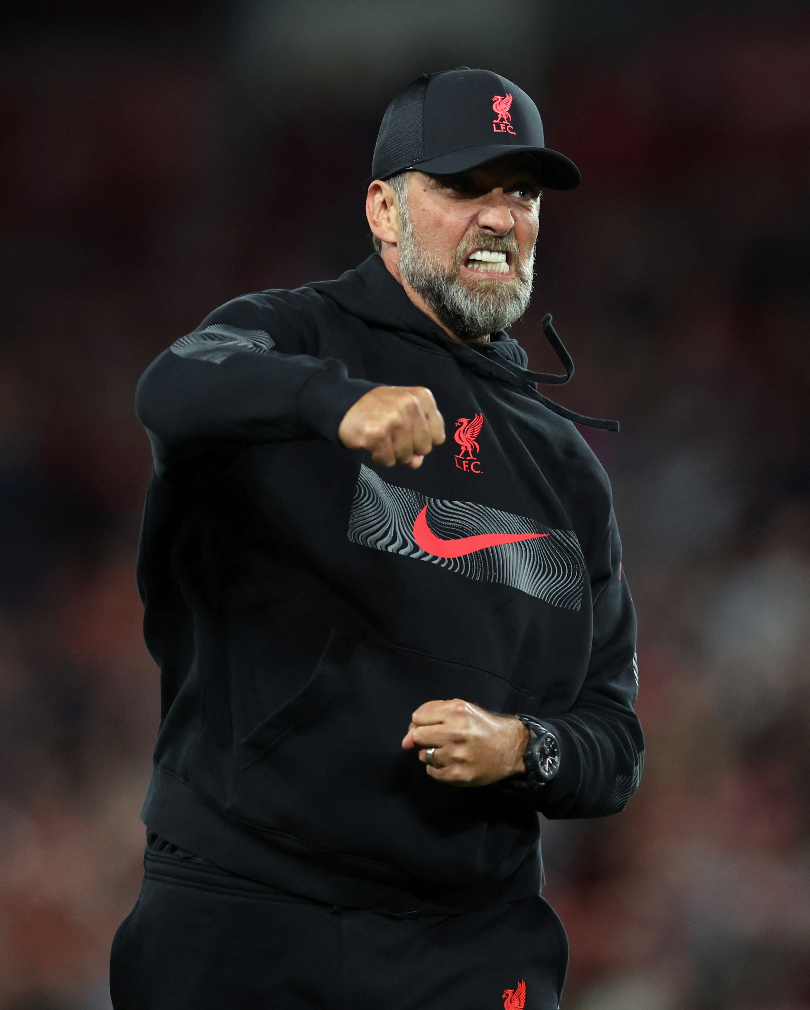 מאמן ליברפול יורגן קלופ חוגג