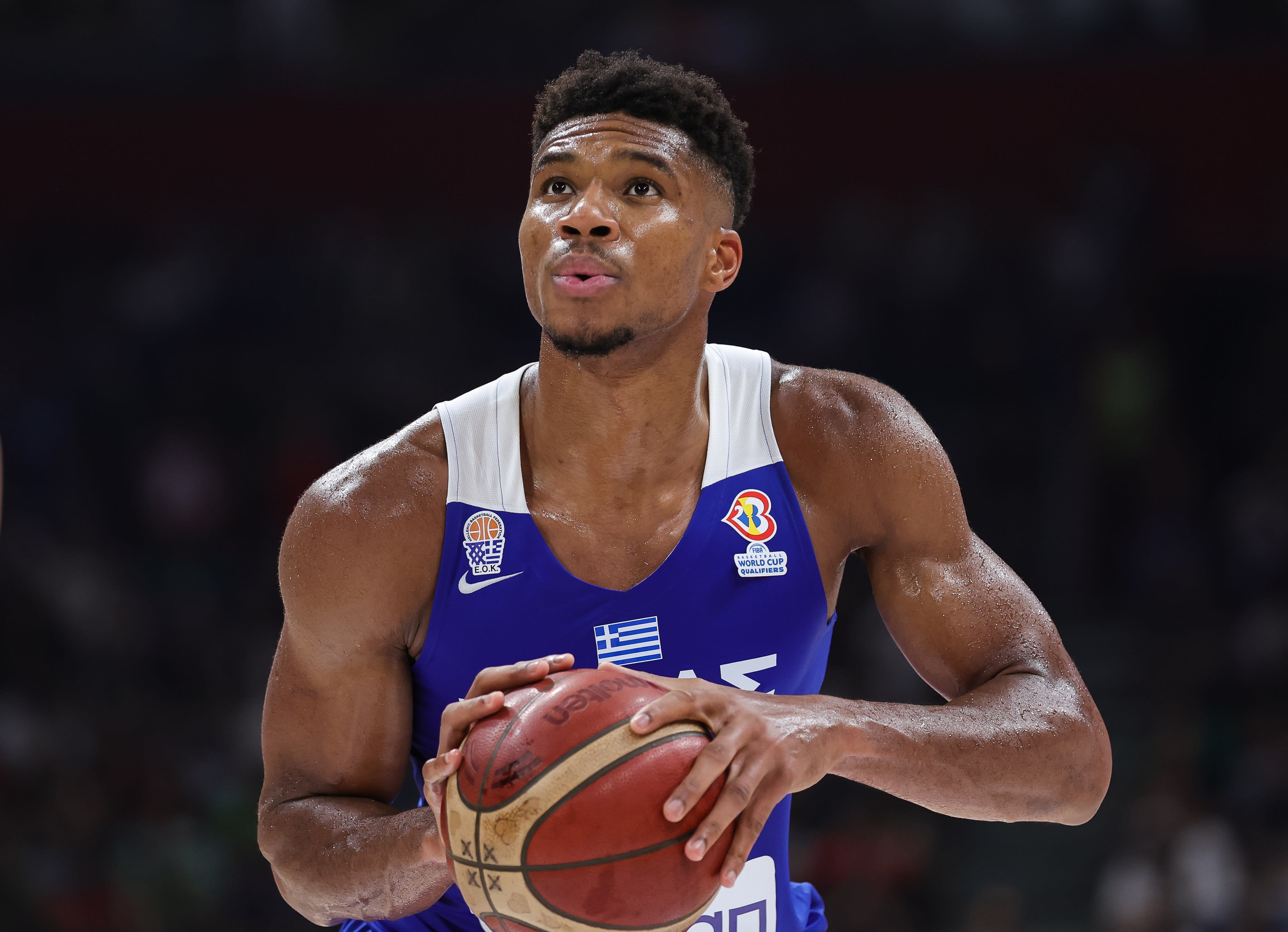 שחקן נבחרת יוון יאניס אנטטוקומפו