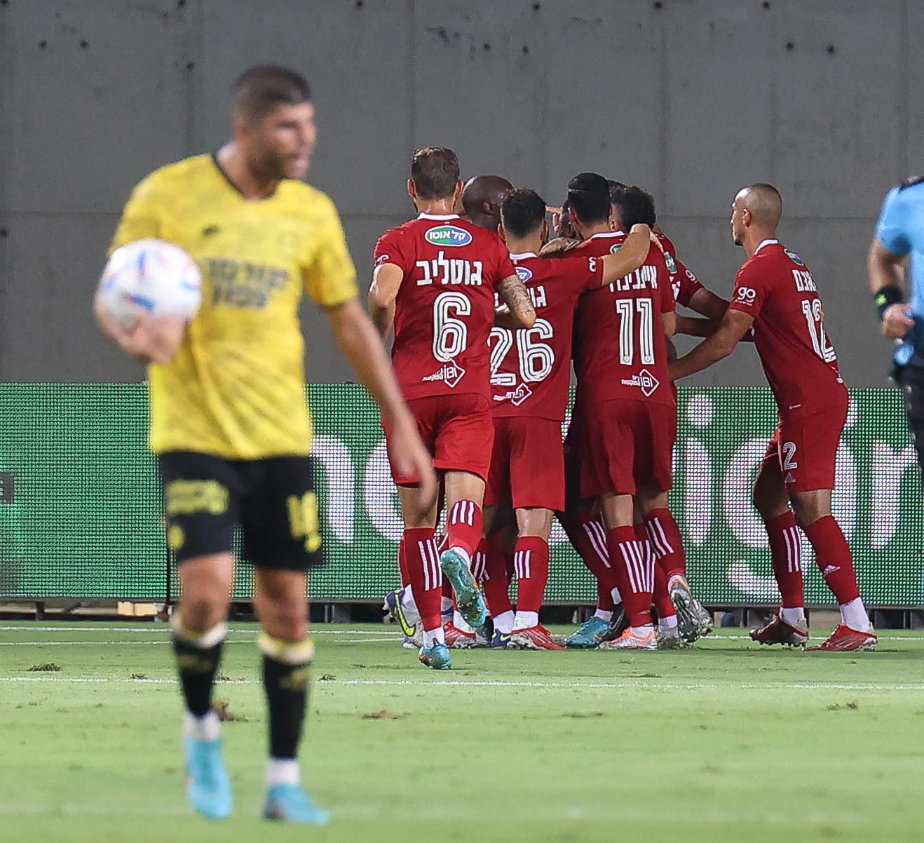 הפועל תל אביב חוגגת נגד מכבי נתניה