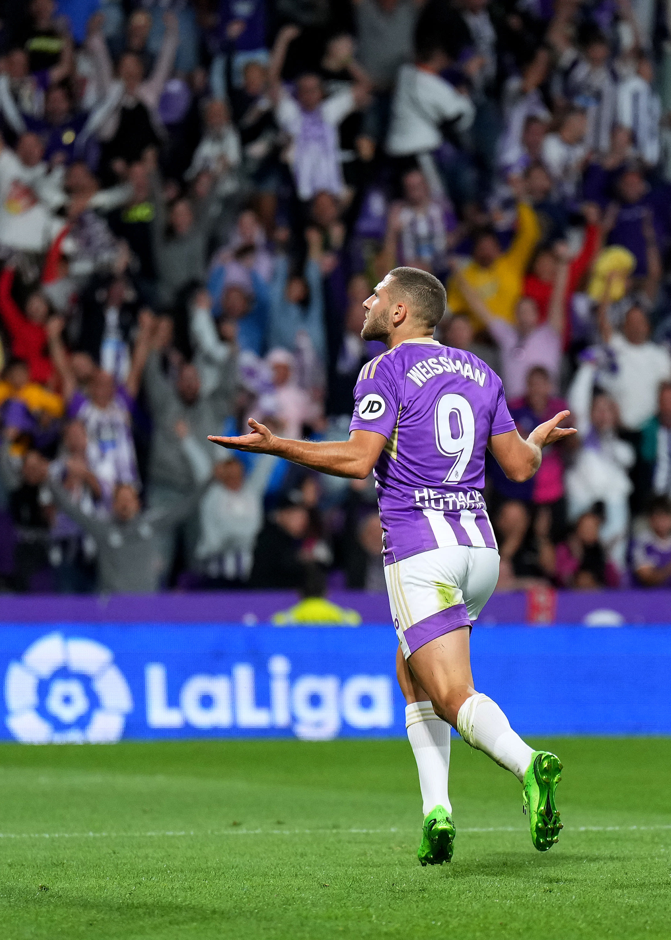 שון וייסמן שחקן ויאדוליד חוגג שער