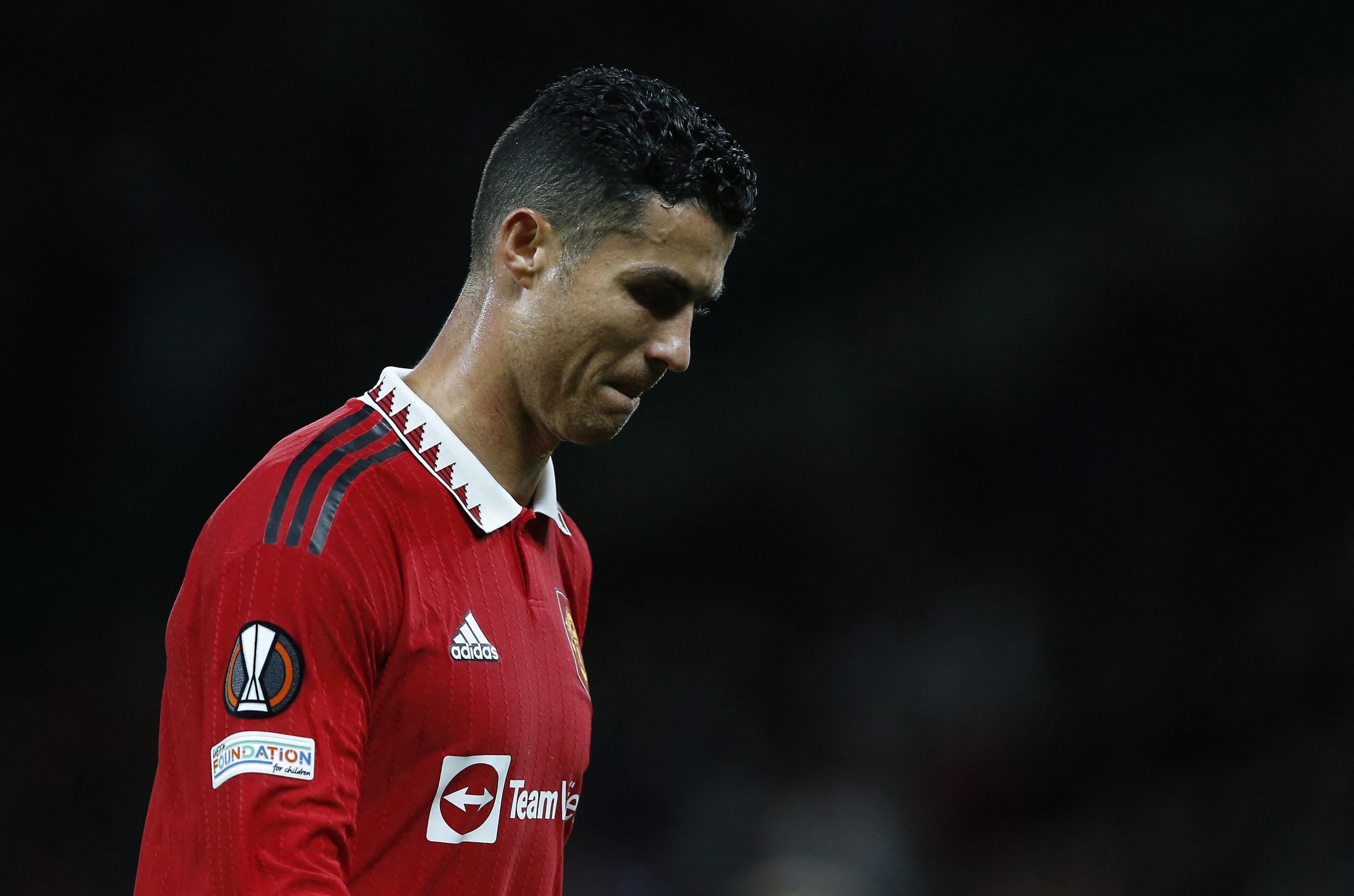 Cristiano Ronaldo is disappointed with Manchester United
