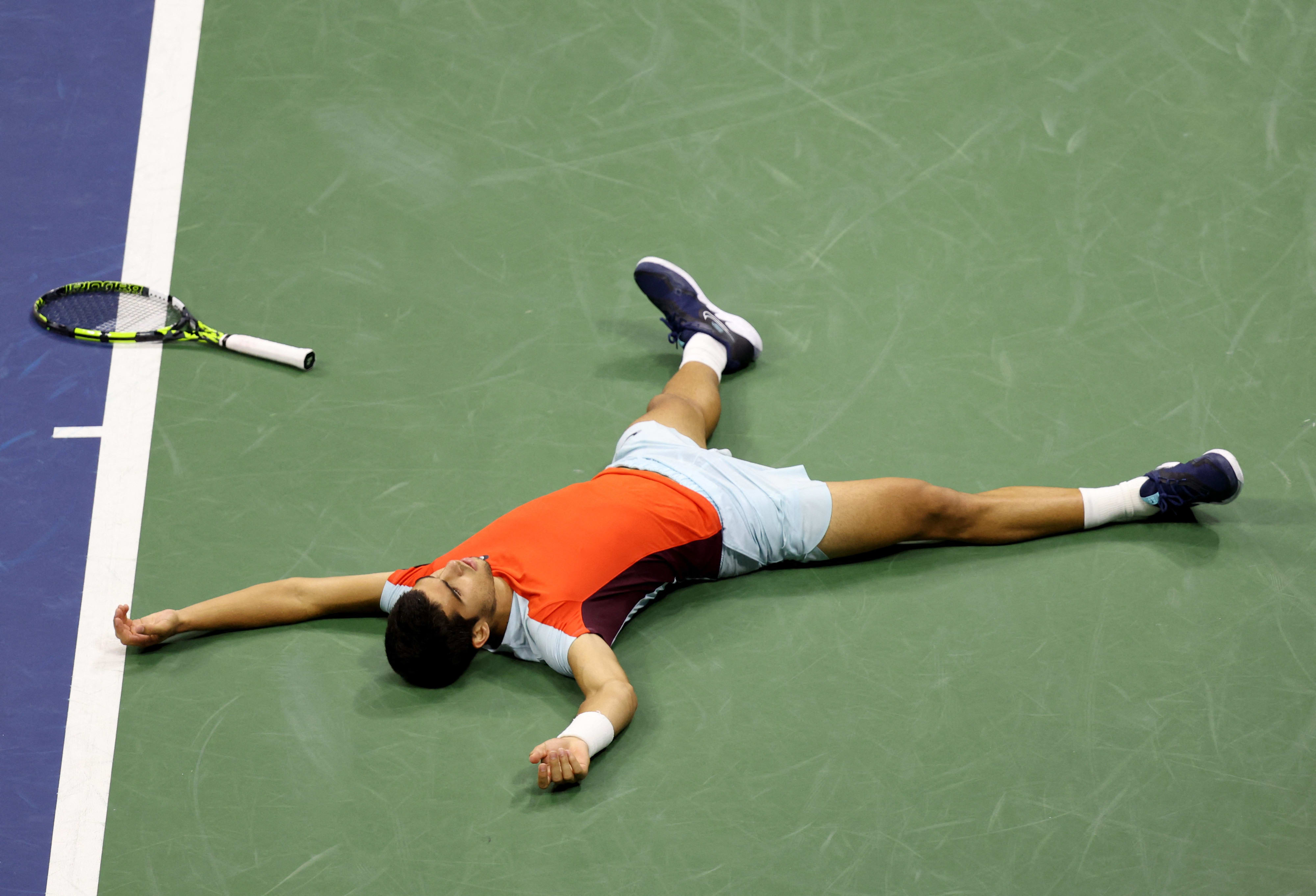 הטניסאי הספרדי קרלוס אלקראס