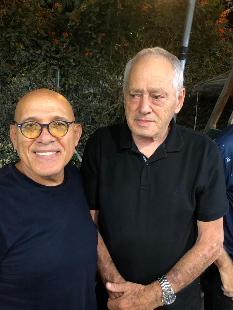 צבי פרקש עם שלום רוקבן