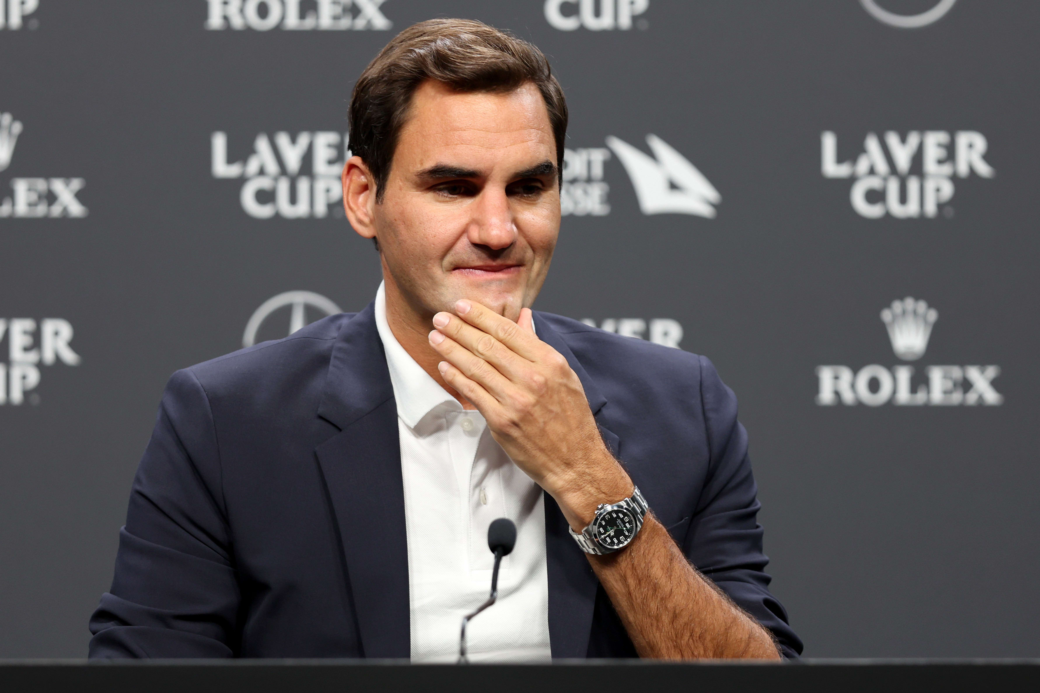 רוג'ר פדרר מדבר על הפרישה שלו לפני טורניר לייבר קאפ