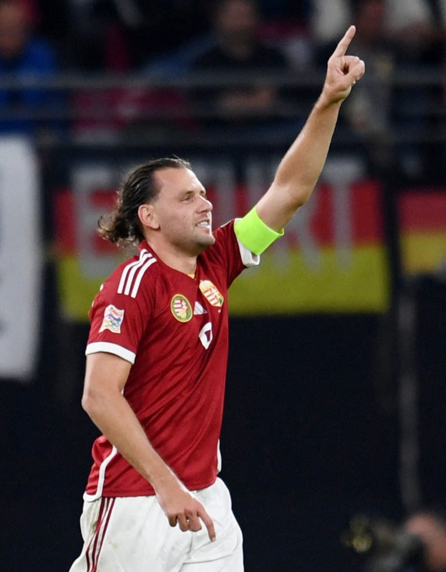 שחקן נבחרת הונגריה אדם סלאי