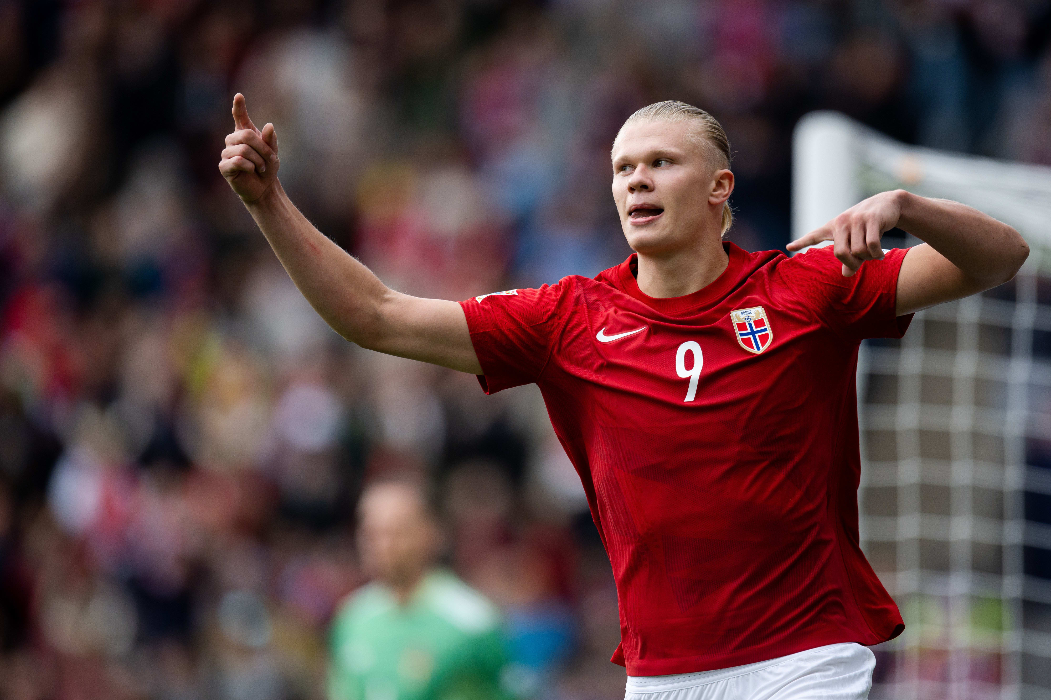 שחקן נבחרת נורבגיה ארלינג הולאנד