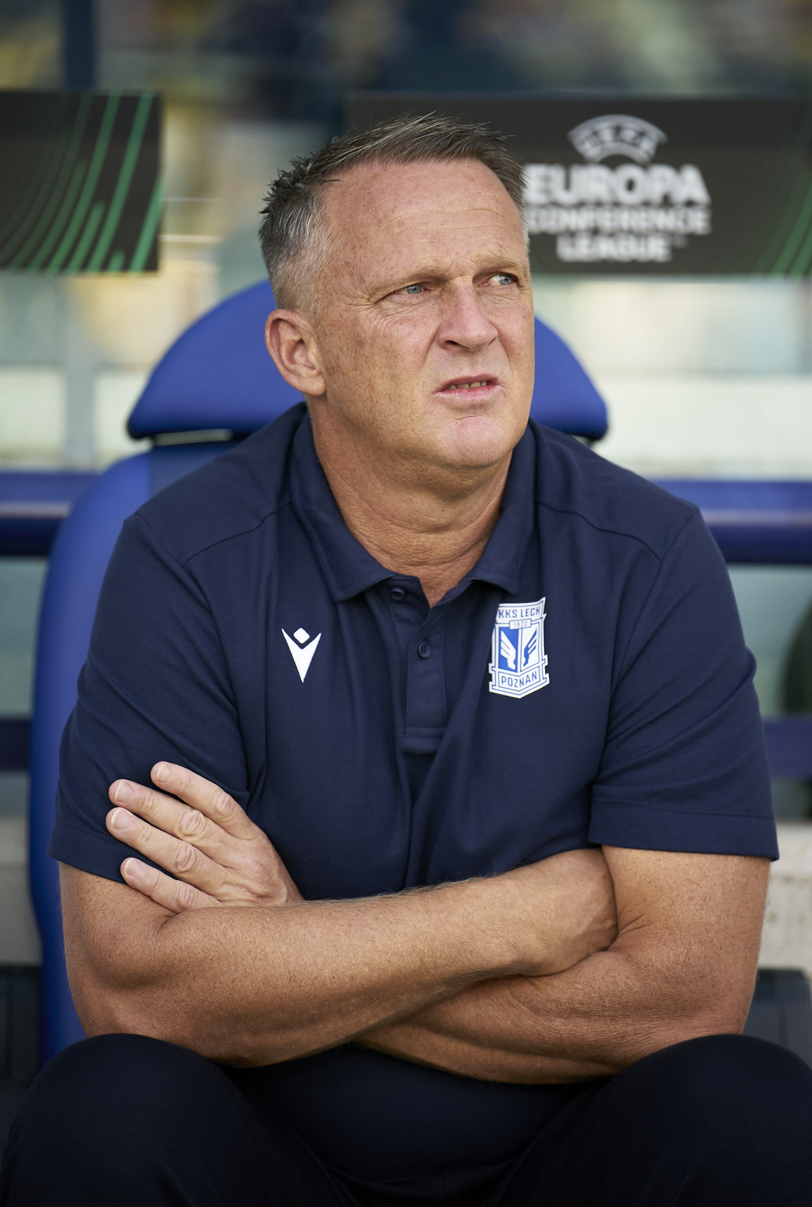 John van den Brom coaches Lech Poznan