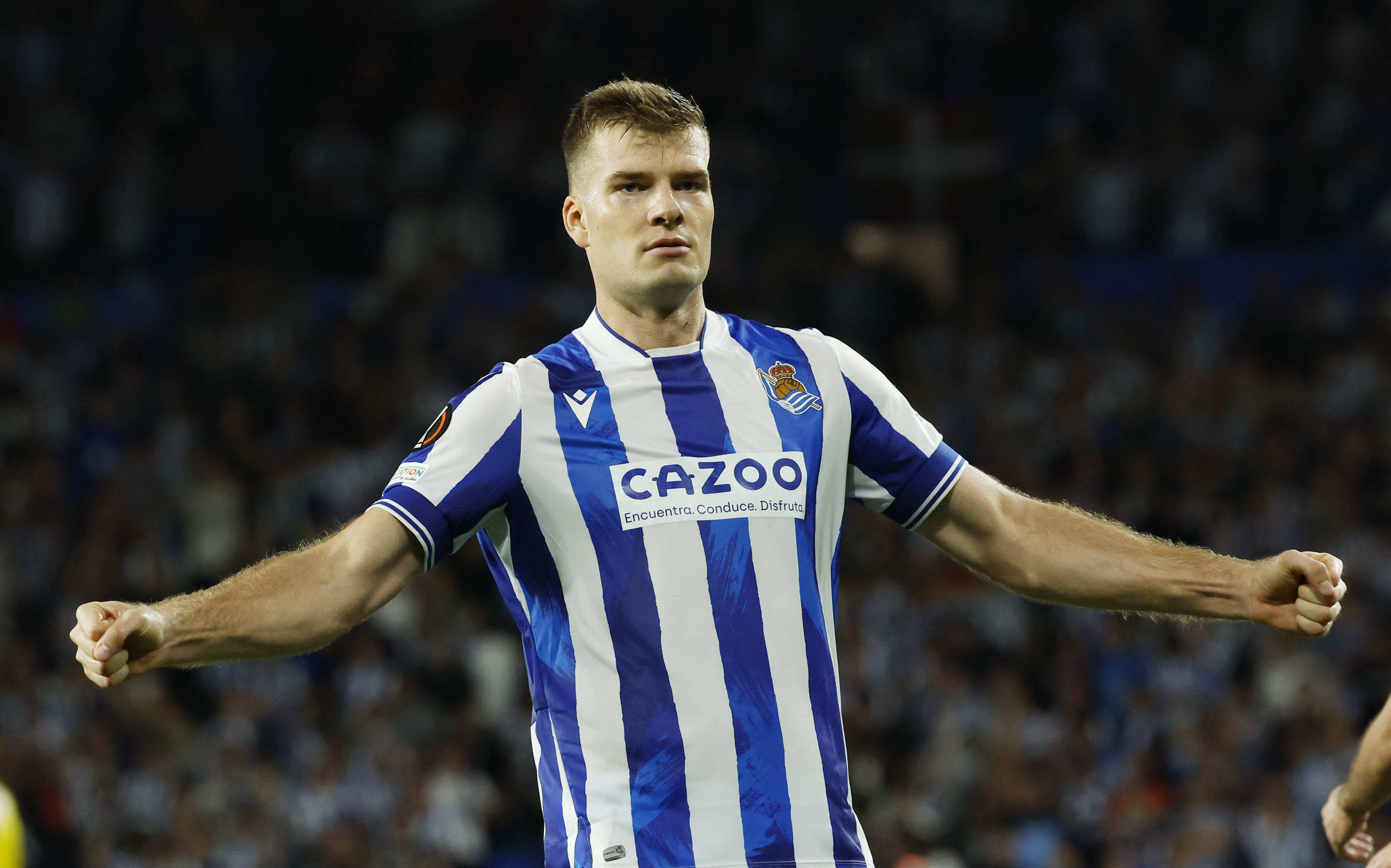 שחקן ריאל סוסיאדד אלכסנדר סורלות