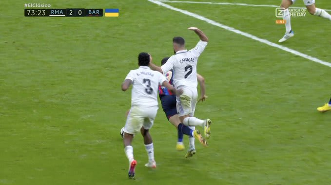 טענה לפנדל? דני קרבאחל מול רוברט לבנדובסקי, ריאל מדריד מול ברצלונה