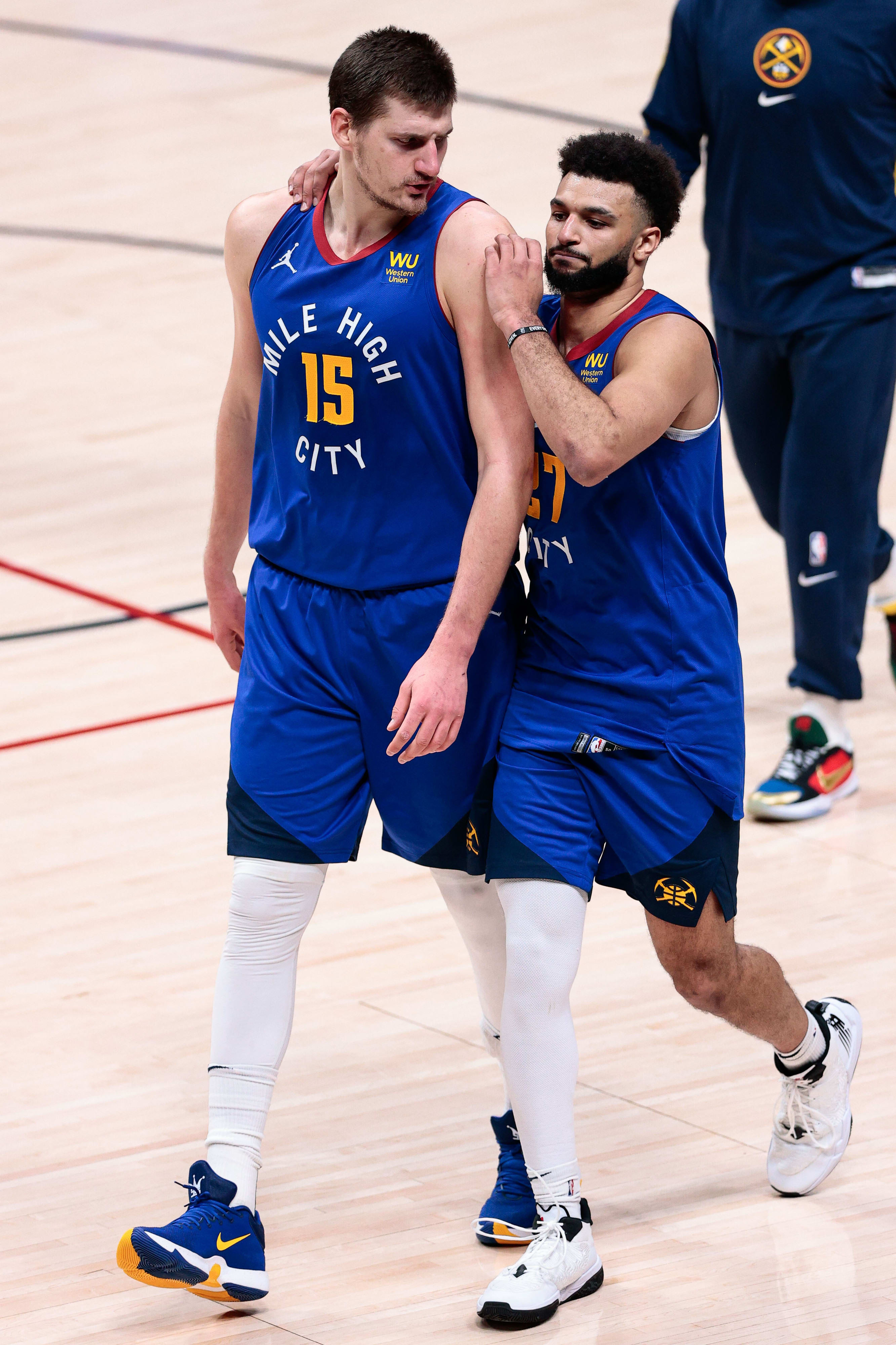 שחקני דנבר נאגטס ניקולה יוקיץ', ג'מאל מארי