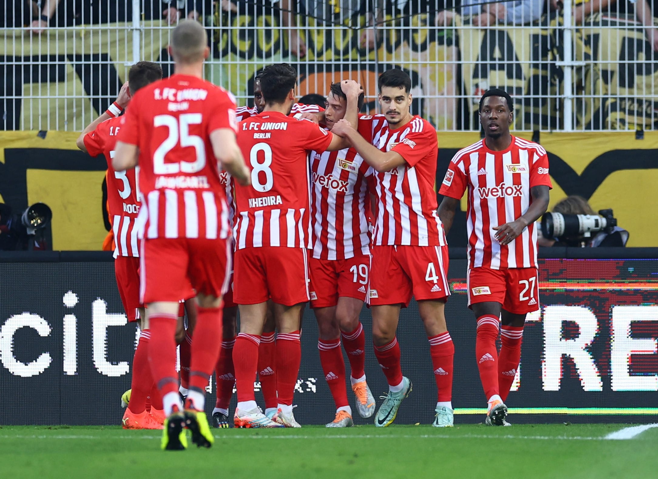 שחקני אוניון ברלין חוגגים