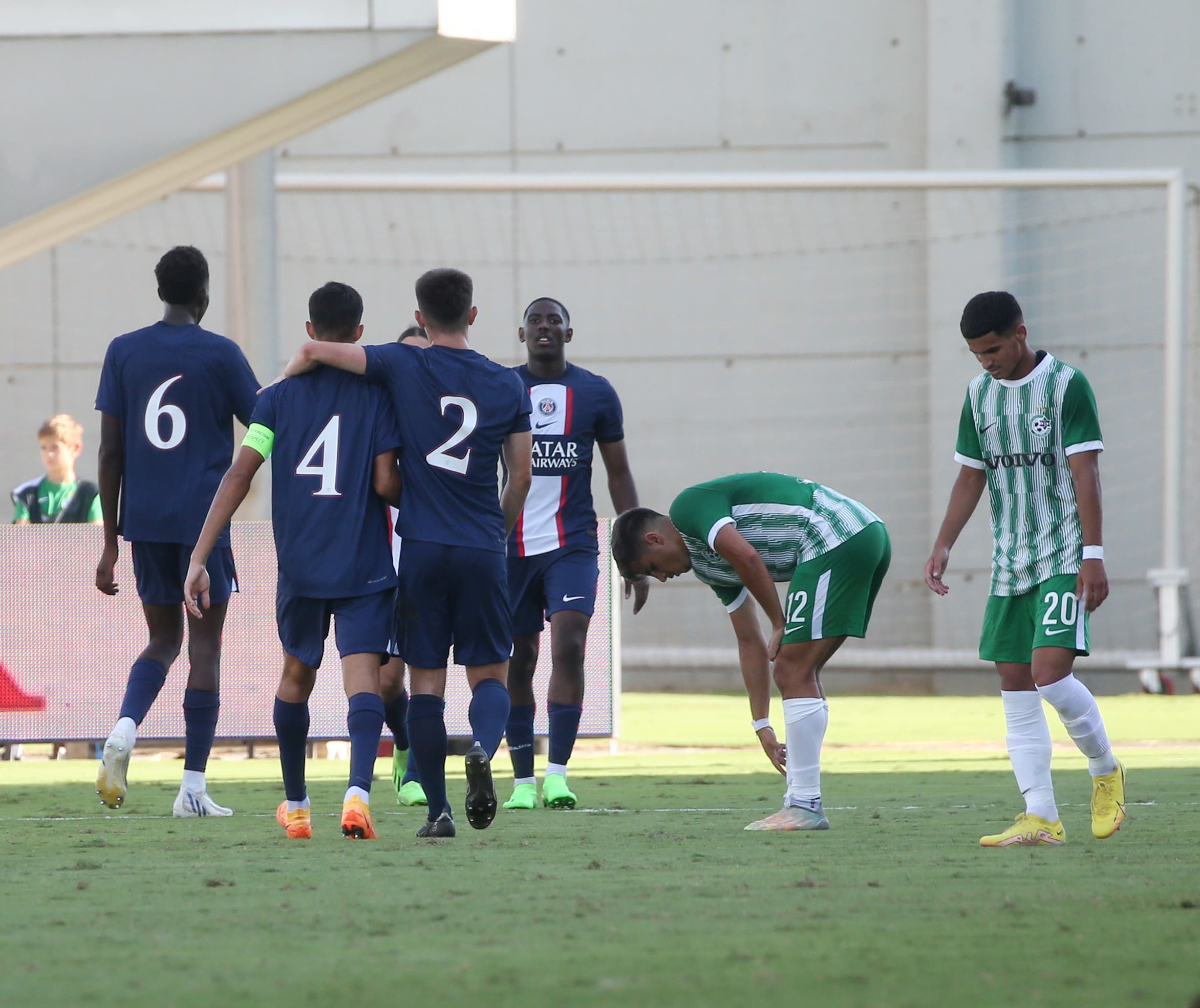 קבוצת הנוער של מכבי חפה נגד פריז סן ז'רמן