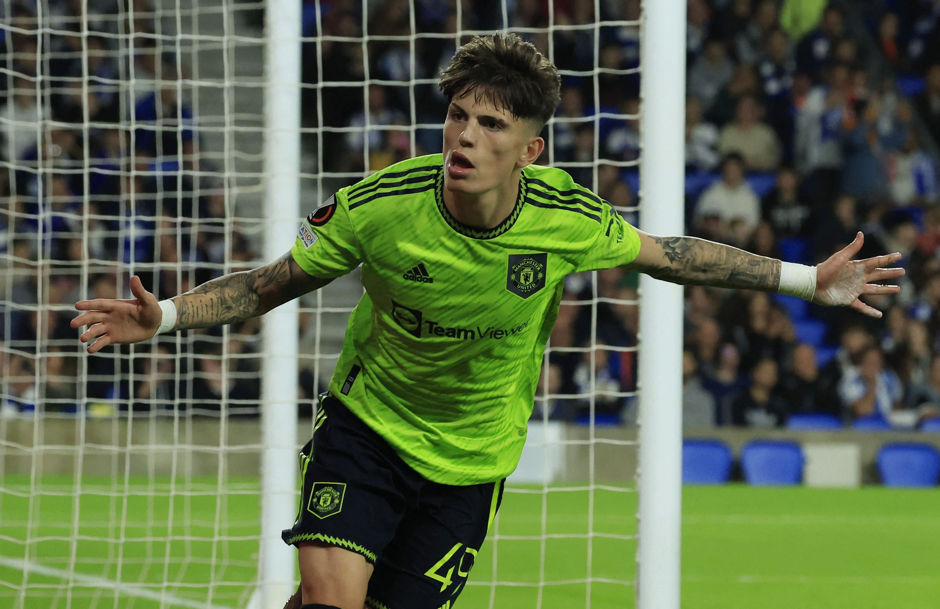 שחקן מנצ'סטר יונייטד אלחנדרו גרנאצ'ו