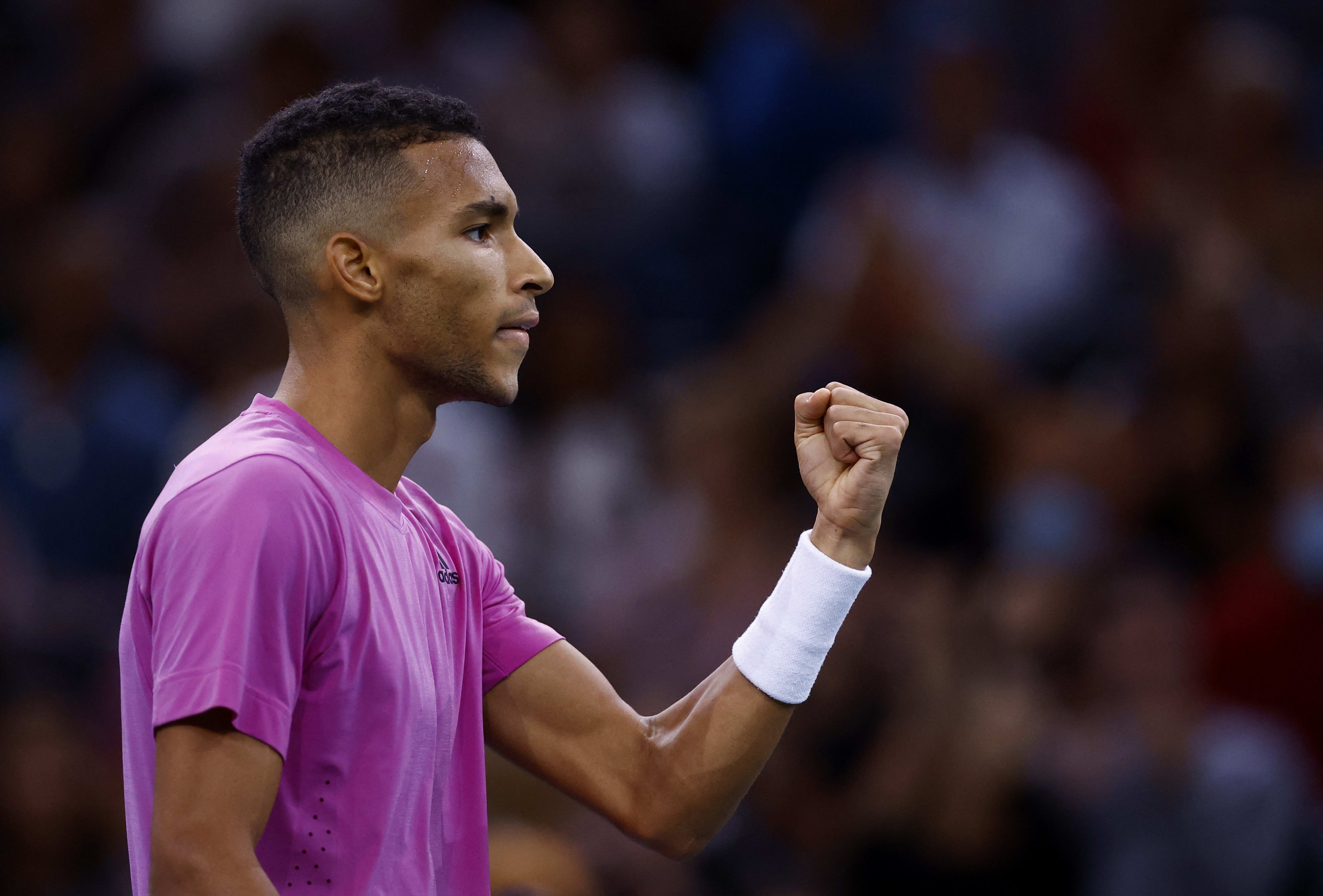 פליקס אוז'ה עליאסים, טניסאי קנדי