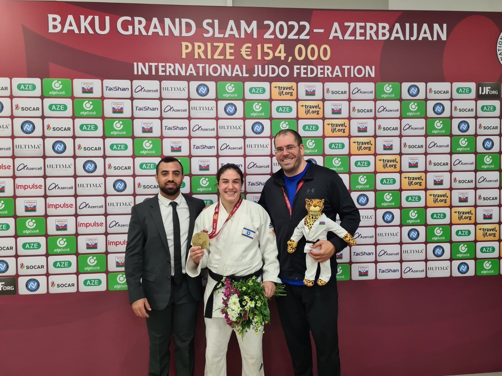 ענבל שמש ג'ודאית ישראלית, זוכת מדליית זהב גרנד סלאם באקו