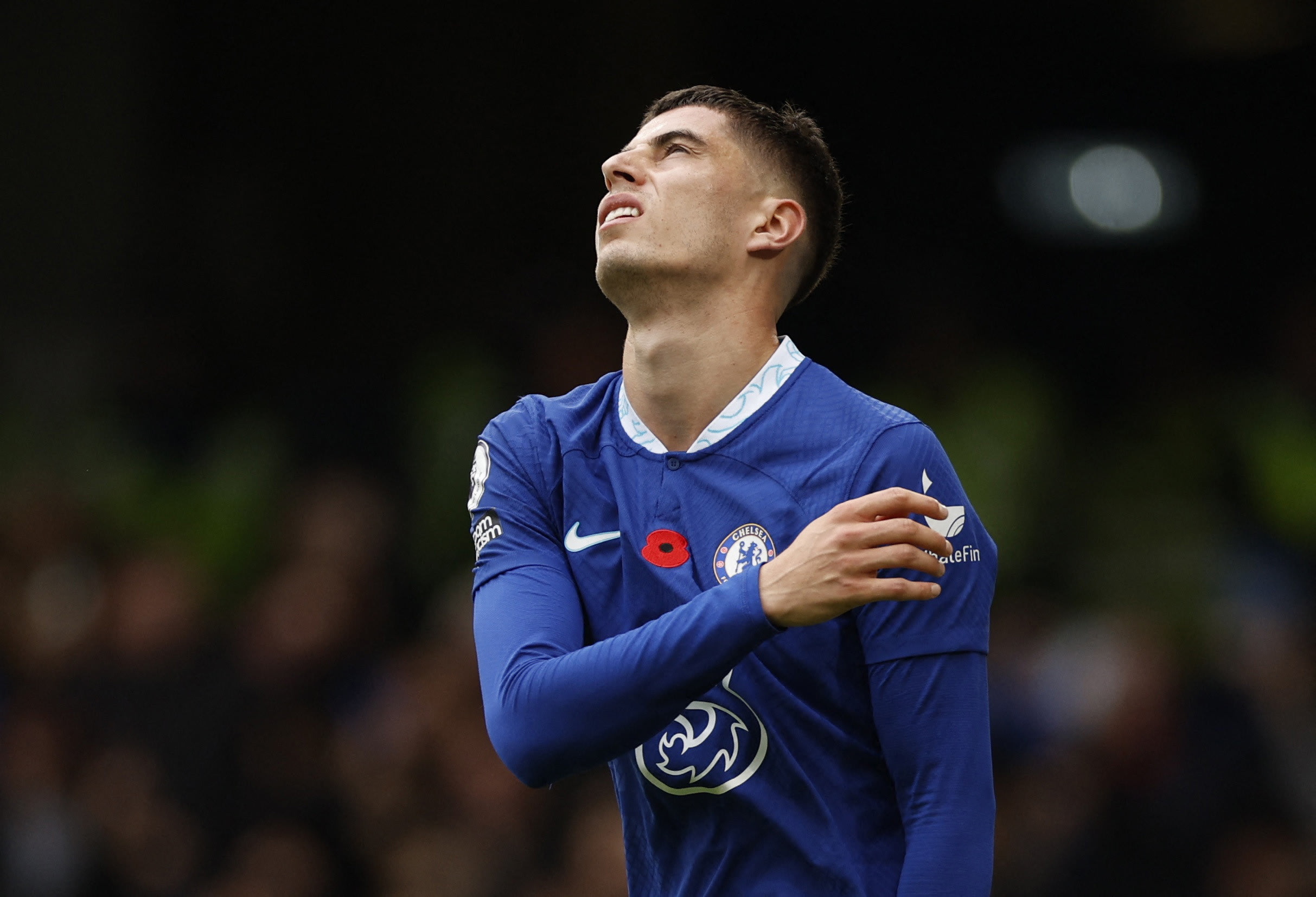 שחקן צ'לסי, קאי האברץ, מתוסכל