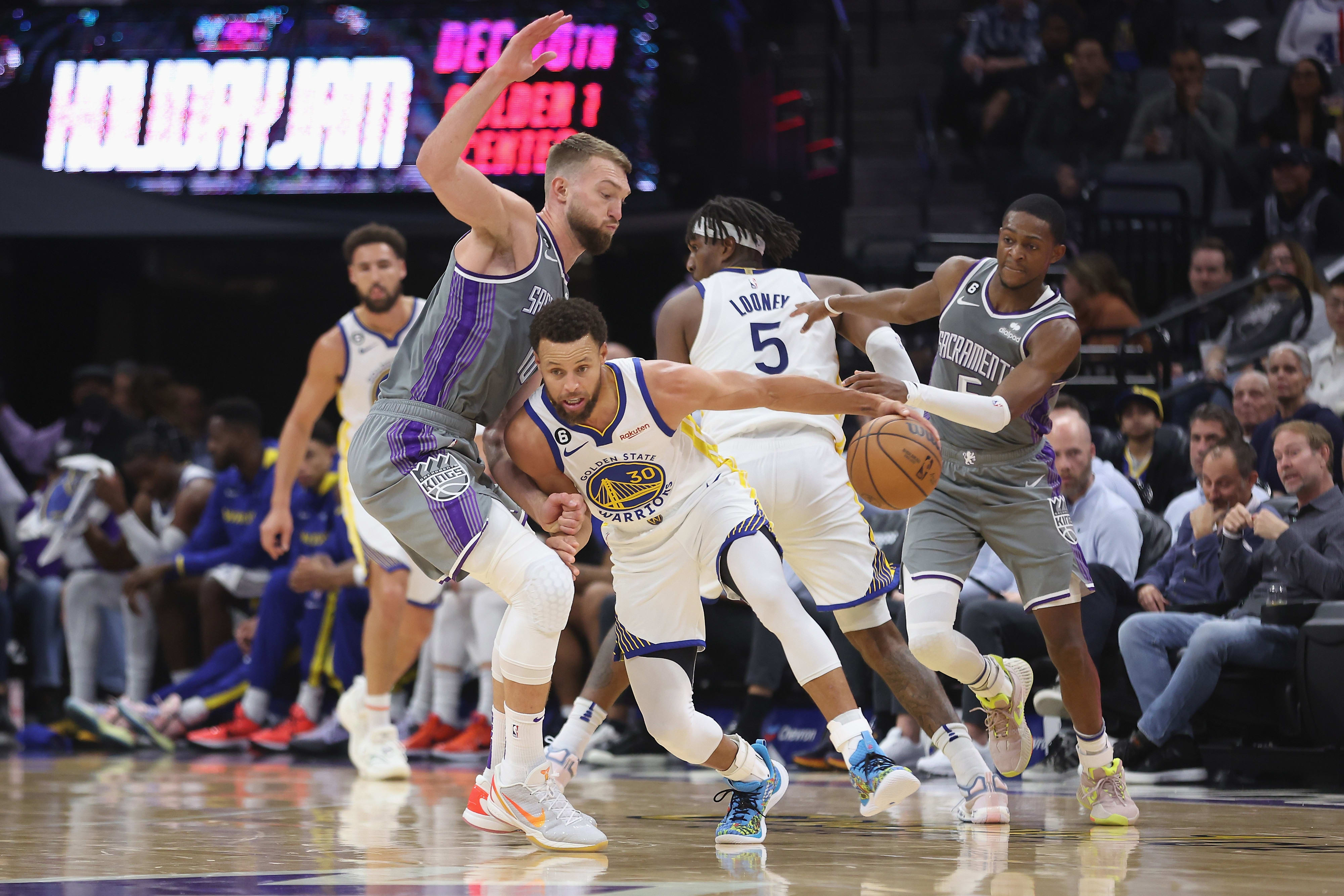 סטפן קרי מול דומנטס סאבוניס, גולדן סטייט מול סקרמנטו