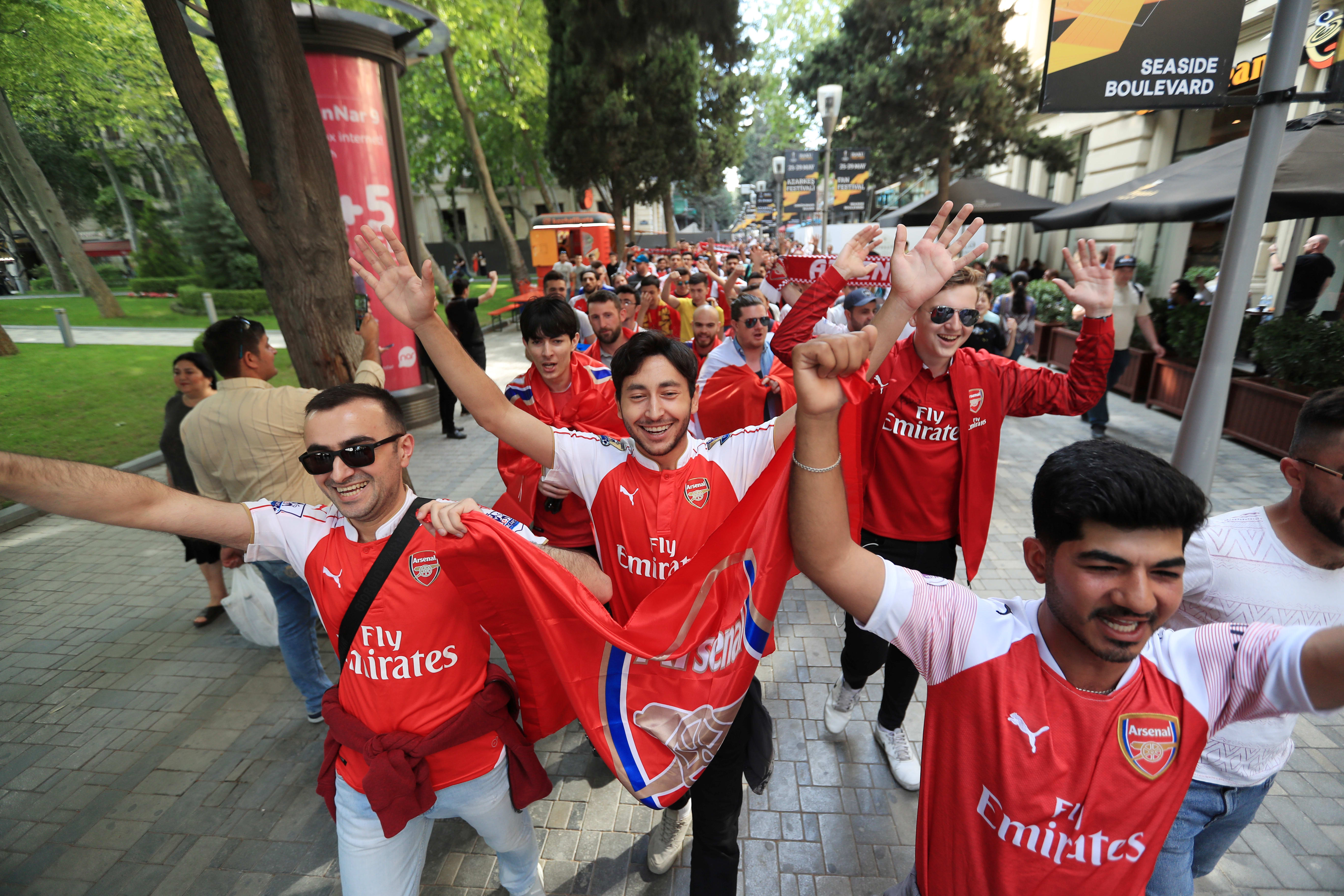 אוהדי ארסנל בבאקו, גמר הליגה האירופית