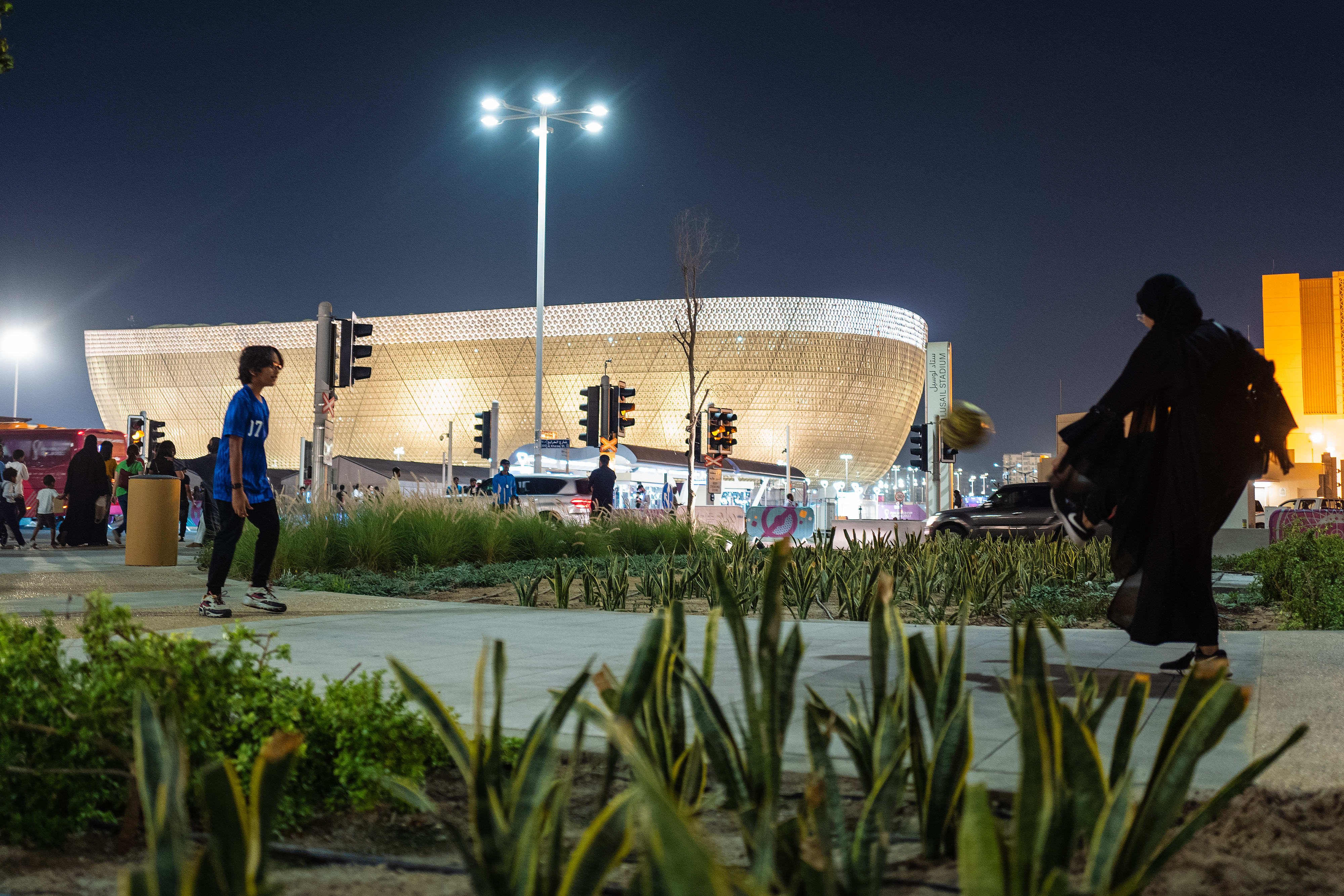 אצטדיון בדוחא, קטאר, לקראת פתיחת מונדיאל 2022
