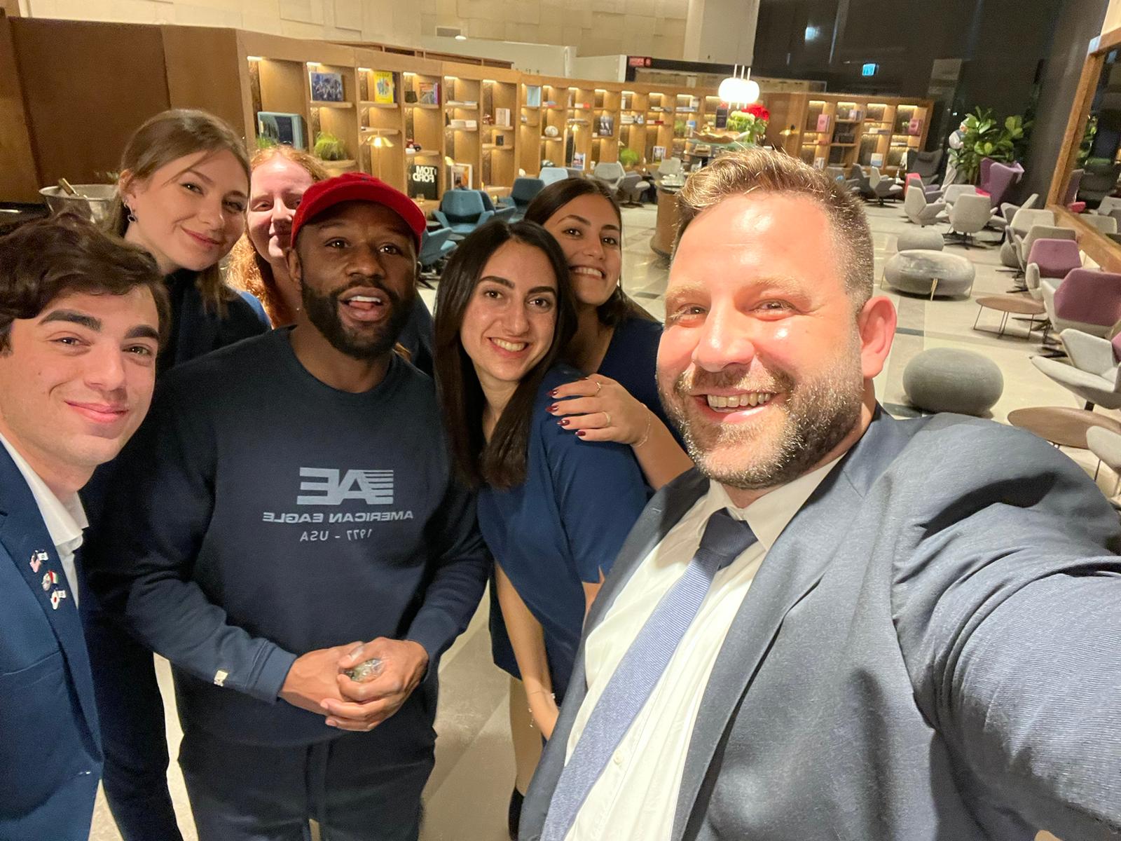 מתאגרף העבר פלויד מייוות'ר בישראל