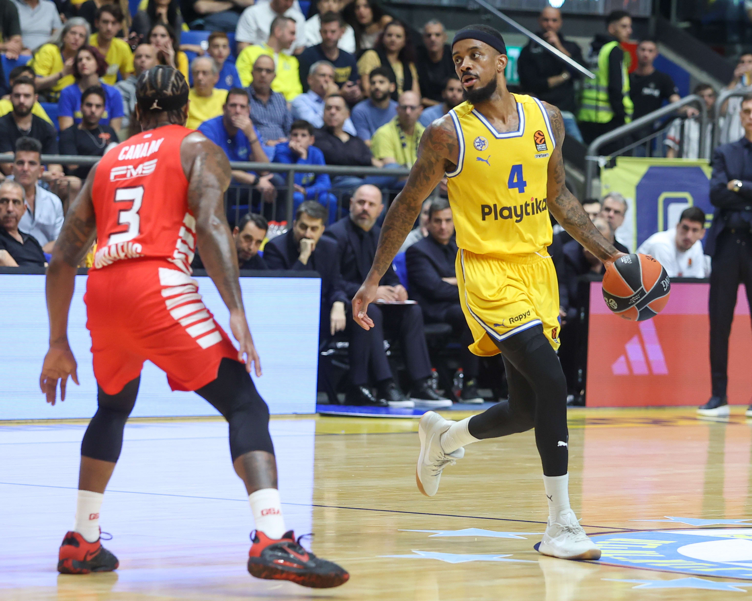 לורנזו בראון שחקן מכבי תל אביב