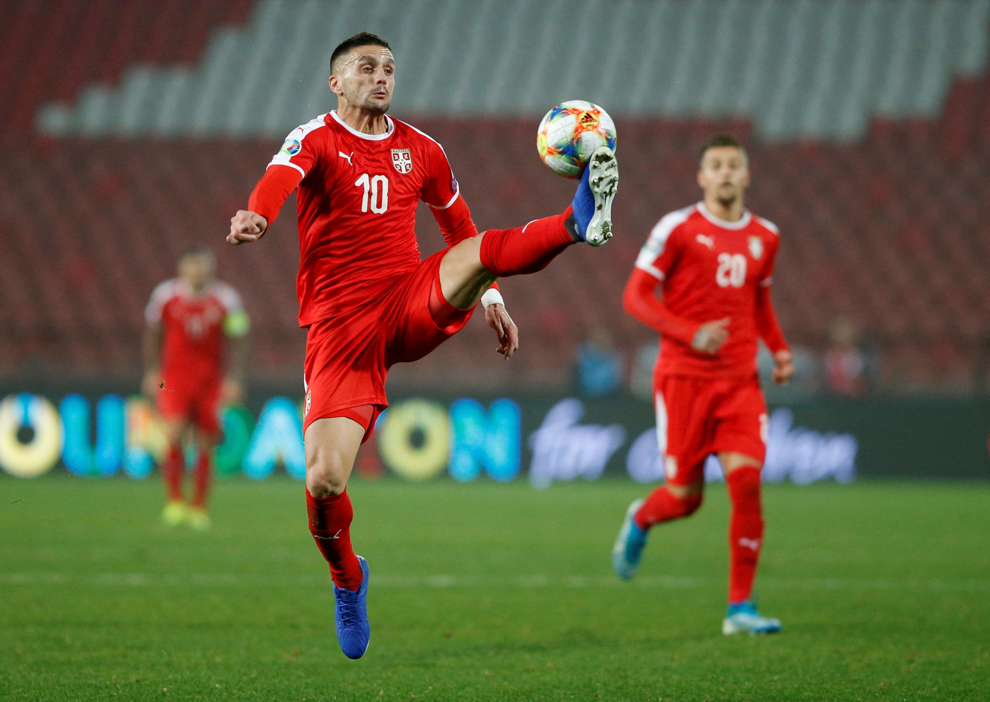 דושאן טאדיץ', שחקן נבחרת סרביה