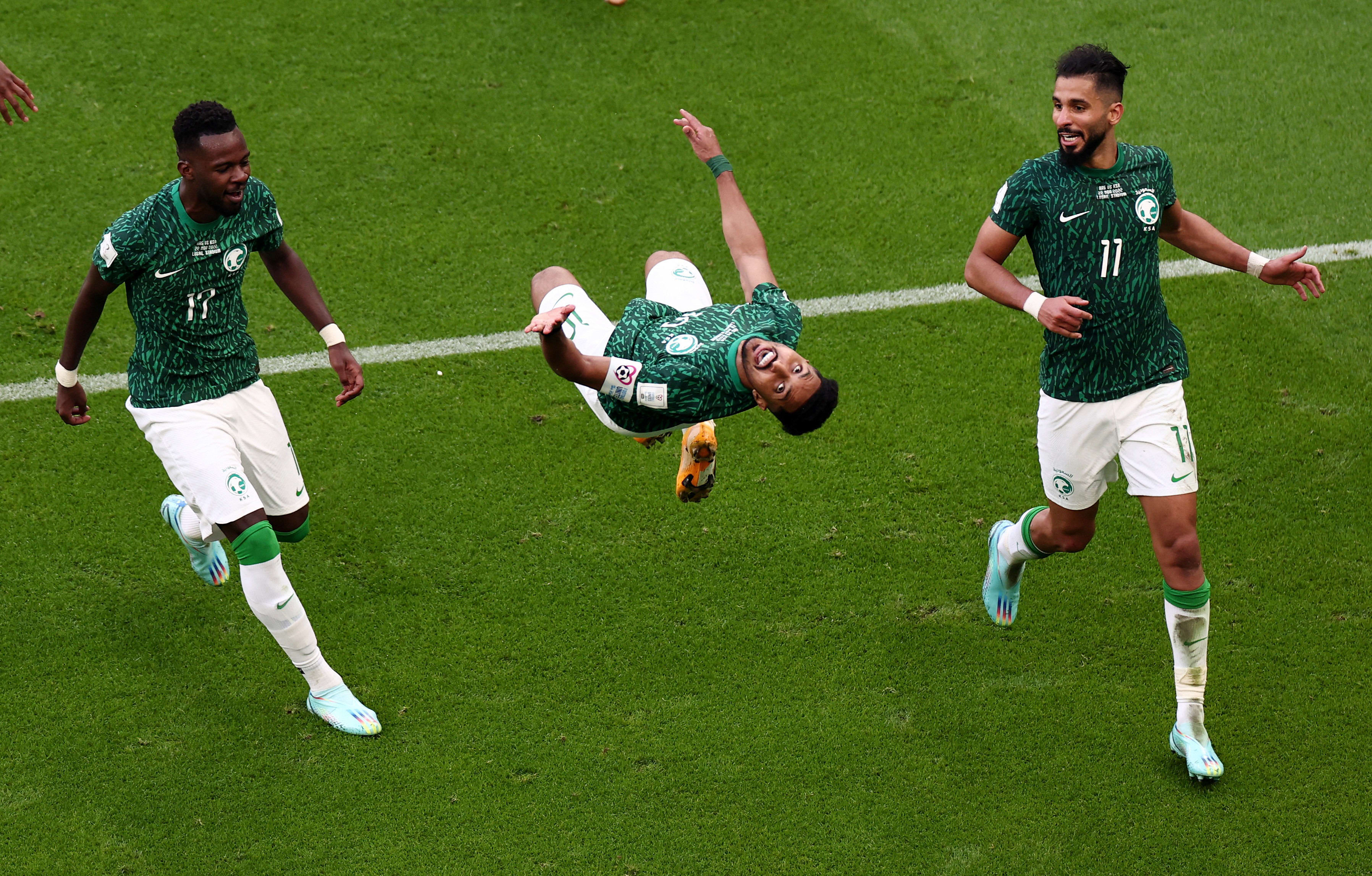 ערב הסעודית לאחר חגיגות הגול 22 בנובמבר 2022