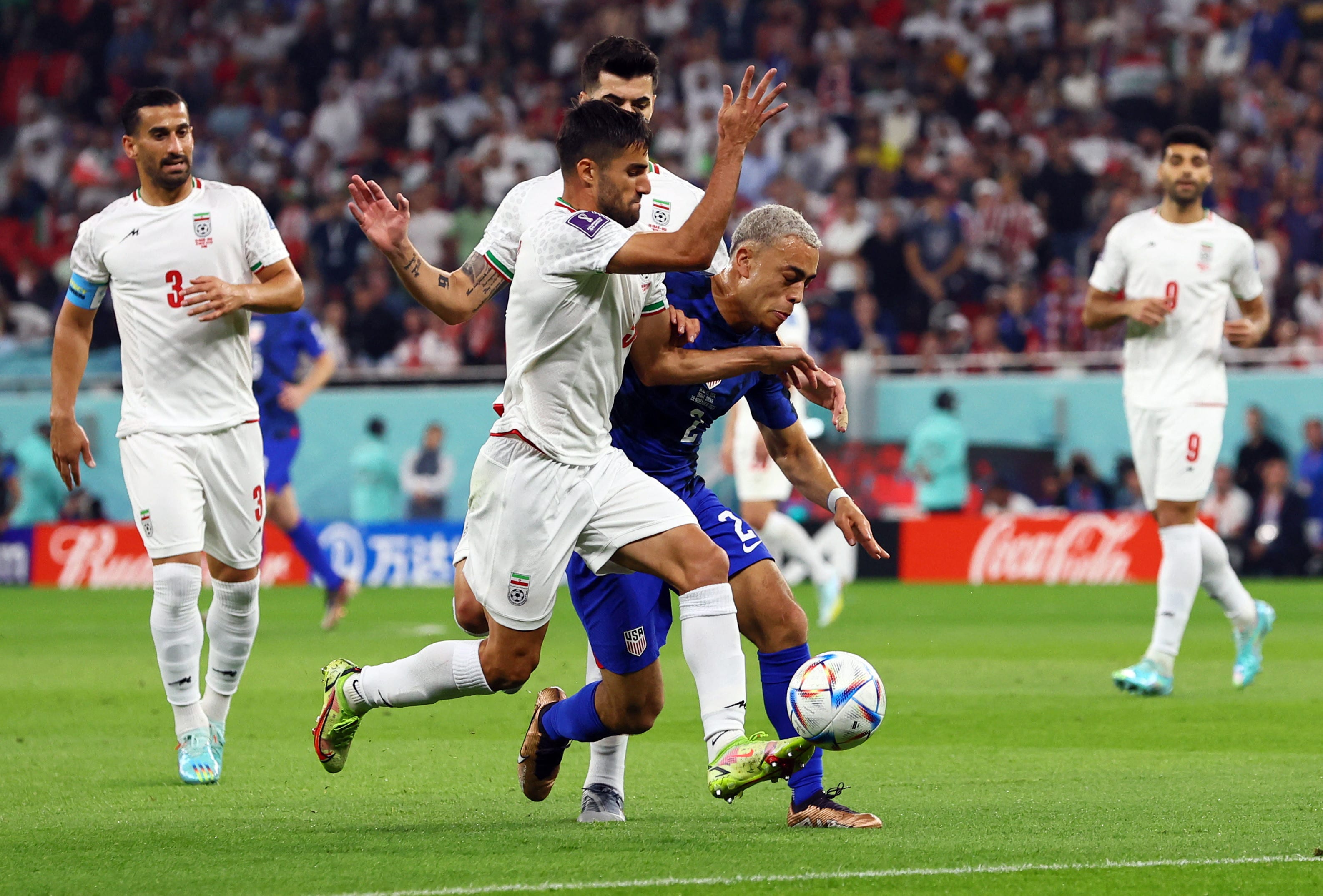 מילאד מוחמדי נבחרת איראן מול סרג'יניו דסט נבחרת ארה